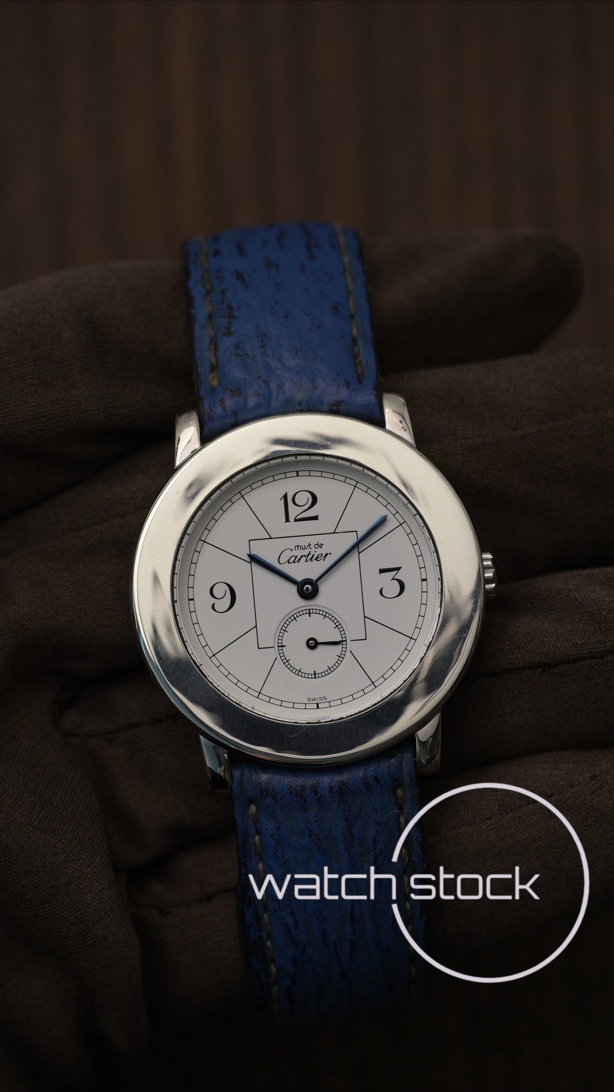 Cartier ronde vintage ref.1815 33mm Swiss Only