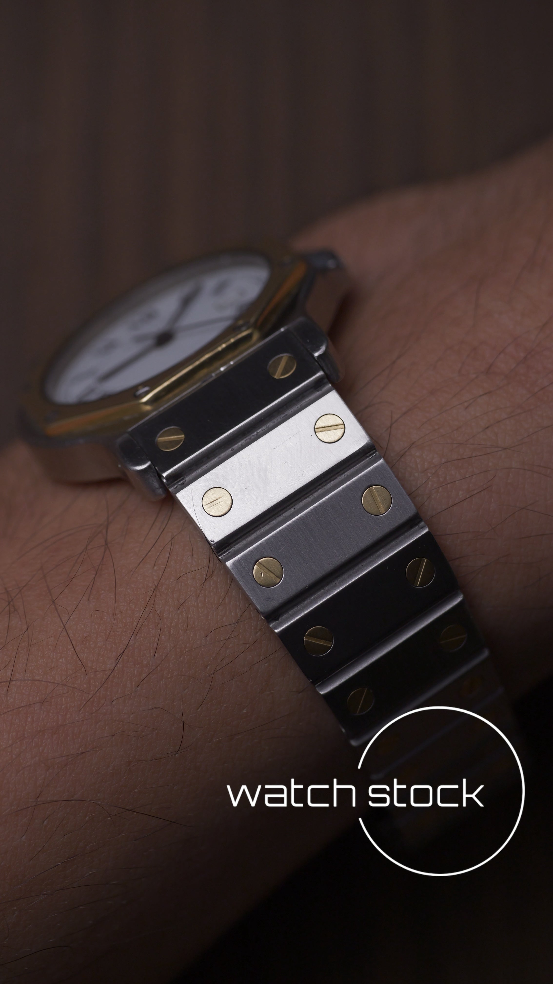 Cartier santos Octagon 30mm Large men ref.2966 Automatic