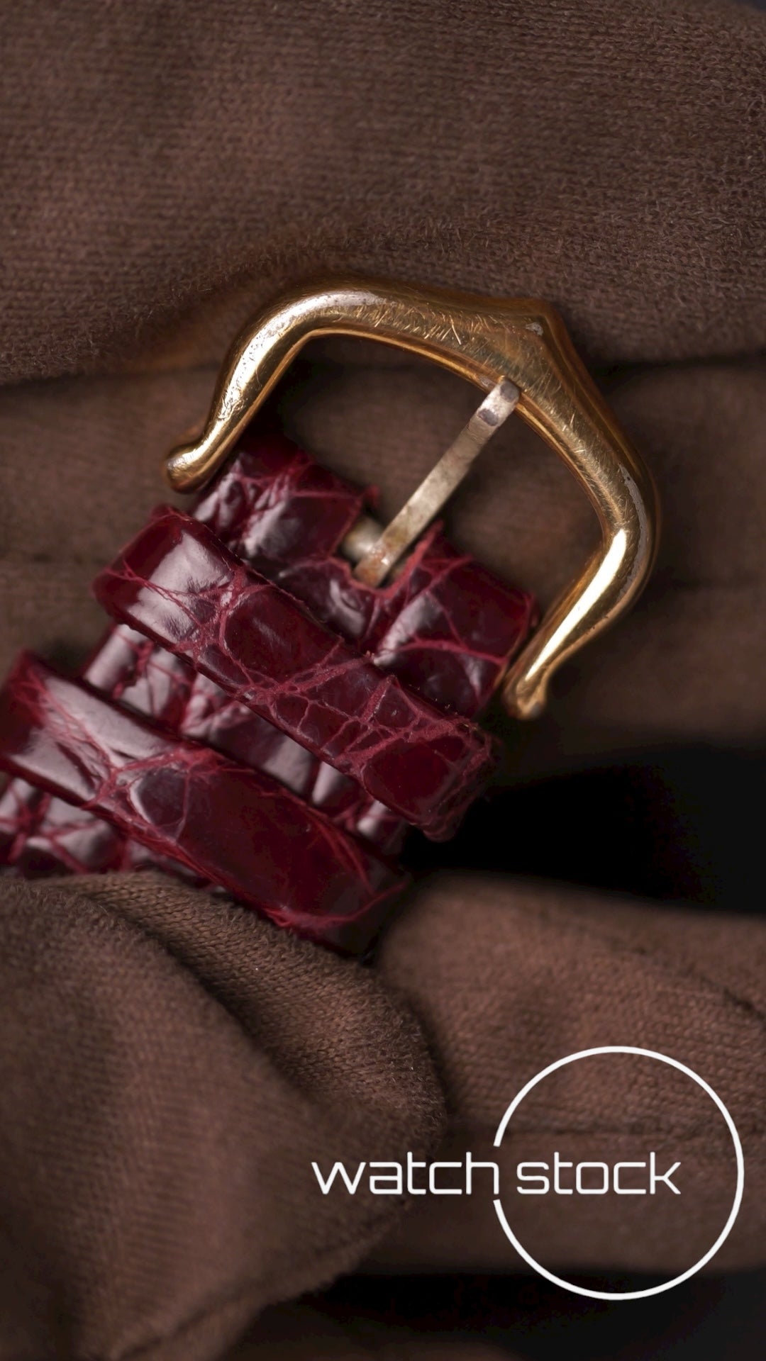 Cartier Vendomme quadrante Burgundy spyder anno 1990