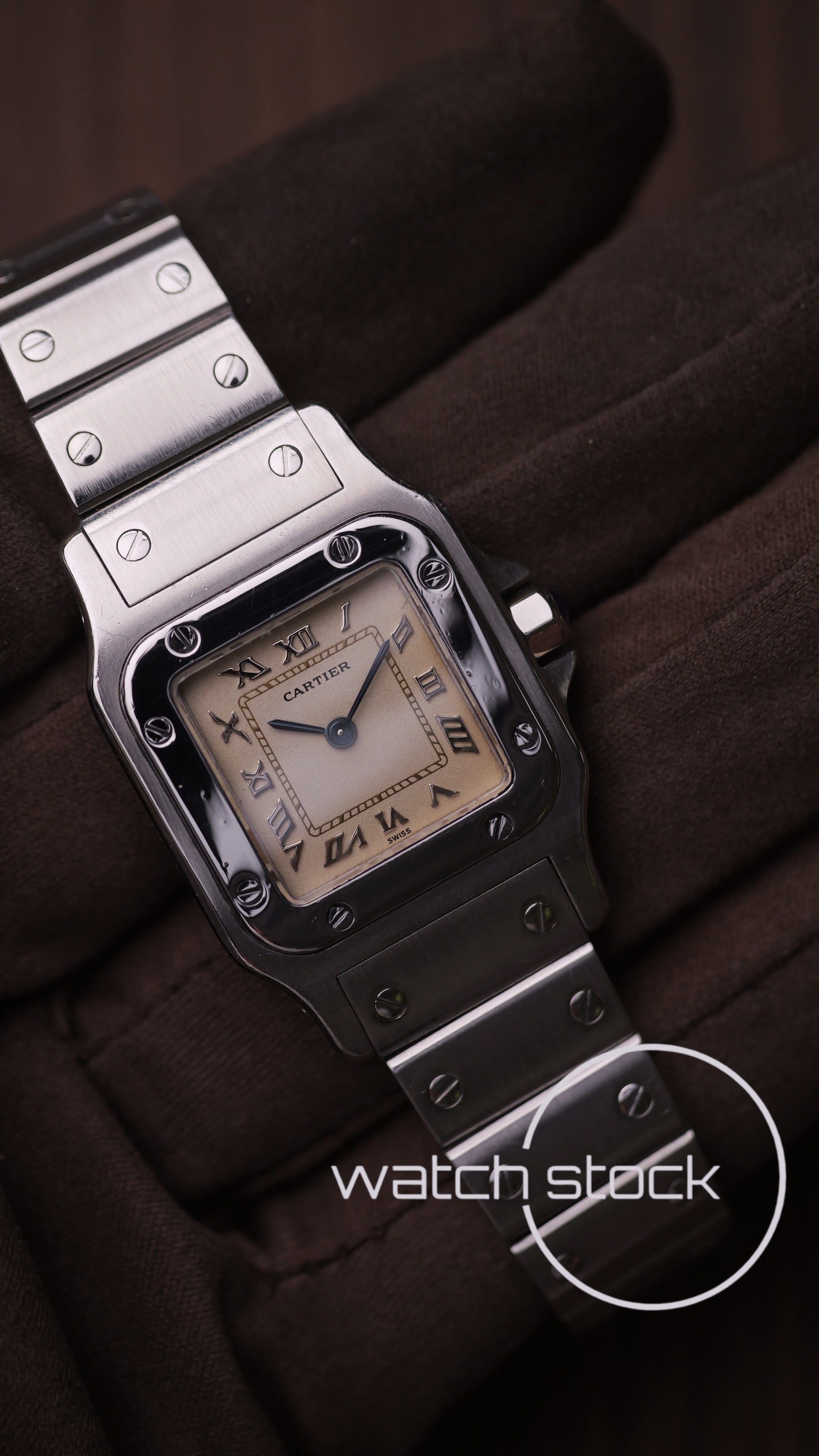 Cartier santos galbee lady quartz 24x35mm ref.9057930 FULL SET