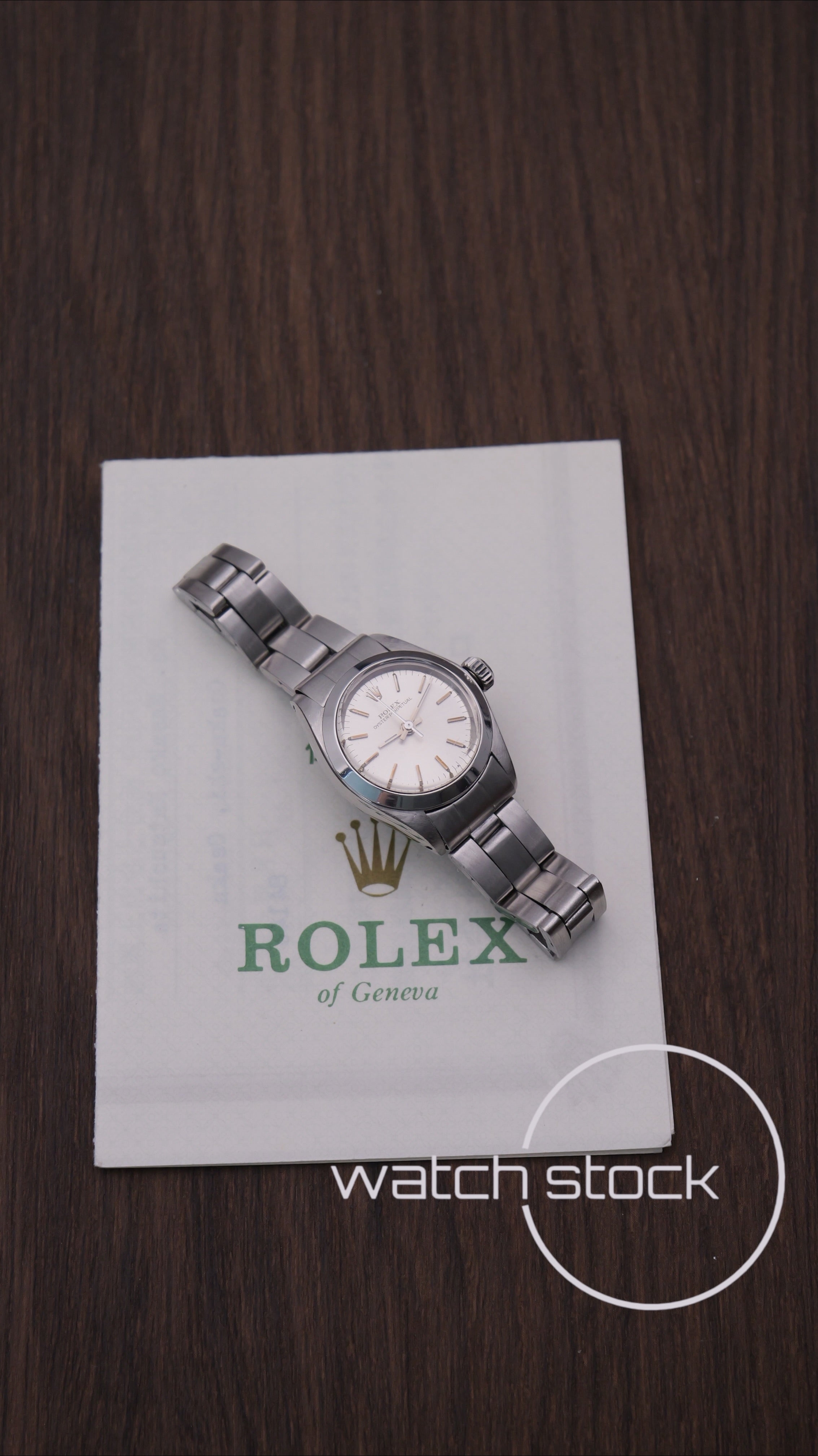 Rolex oyster perpetual lady 24mm ref6718 con garanzia