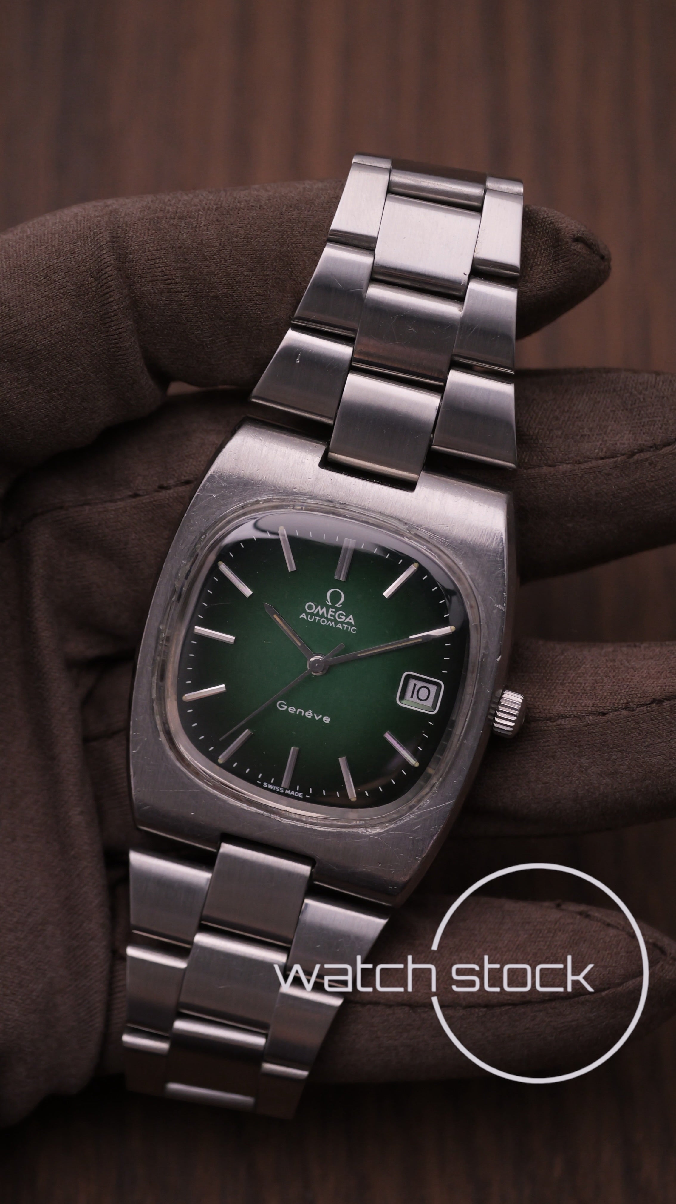 Omega Geneve ref.1660191 Green degrade Dial 36mm automatic