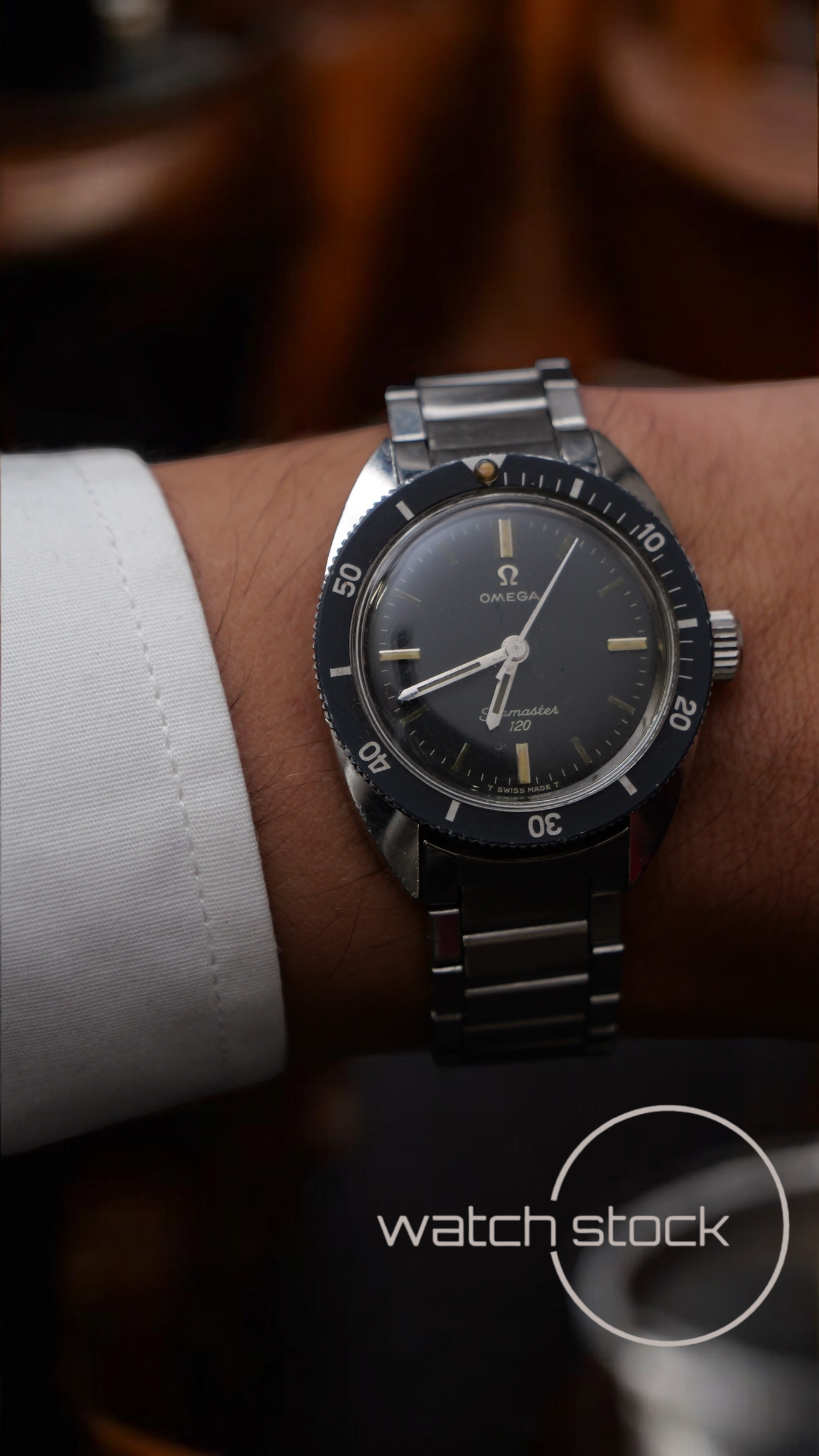 Omega seamaster 120 (31mm) blue/black dial vintage OTTIME CONDIZIONI RARO