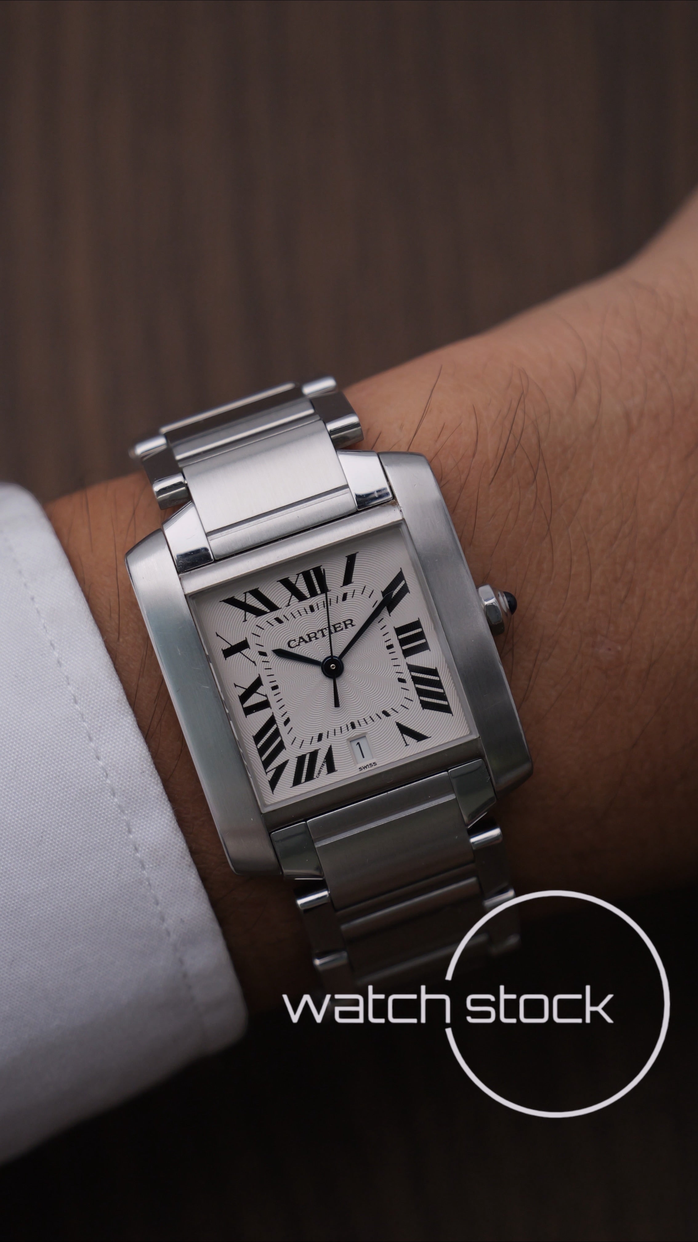 Cartier Tank Francaise ref.2302 automatic Medium size