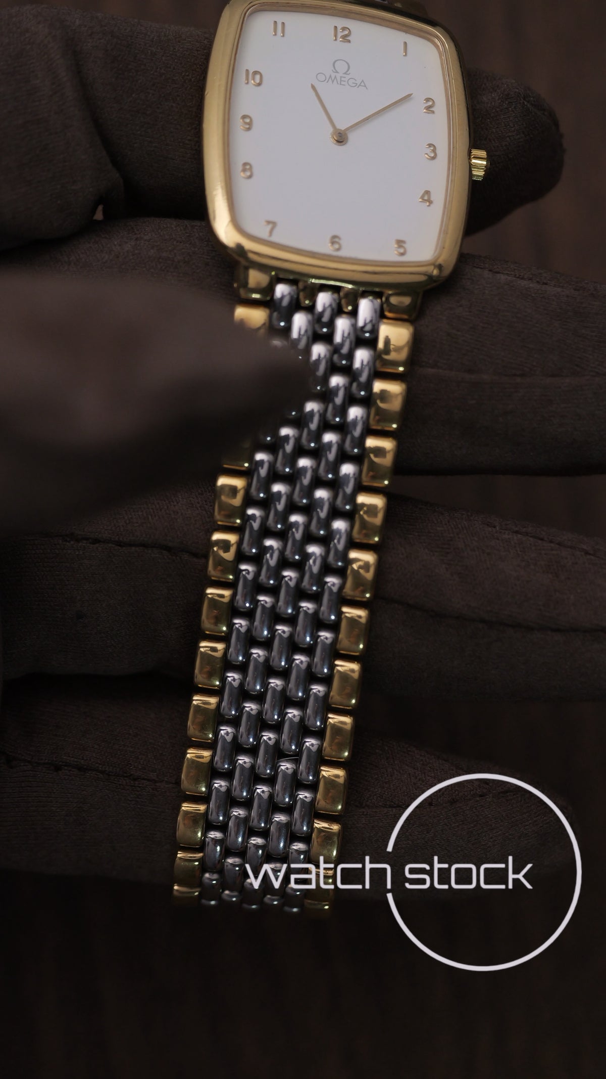 Omega De ville vintage chicchi di riso quadrante onde Quartz 1986