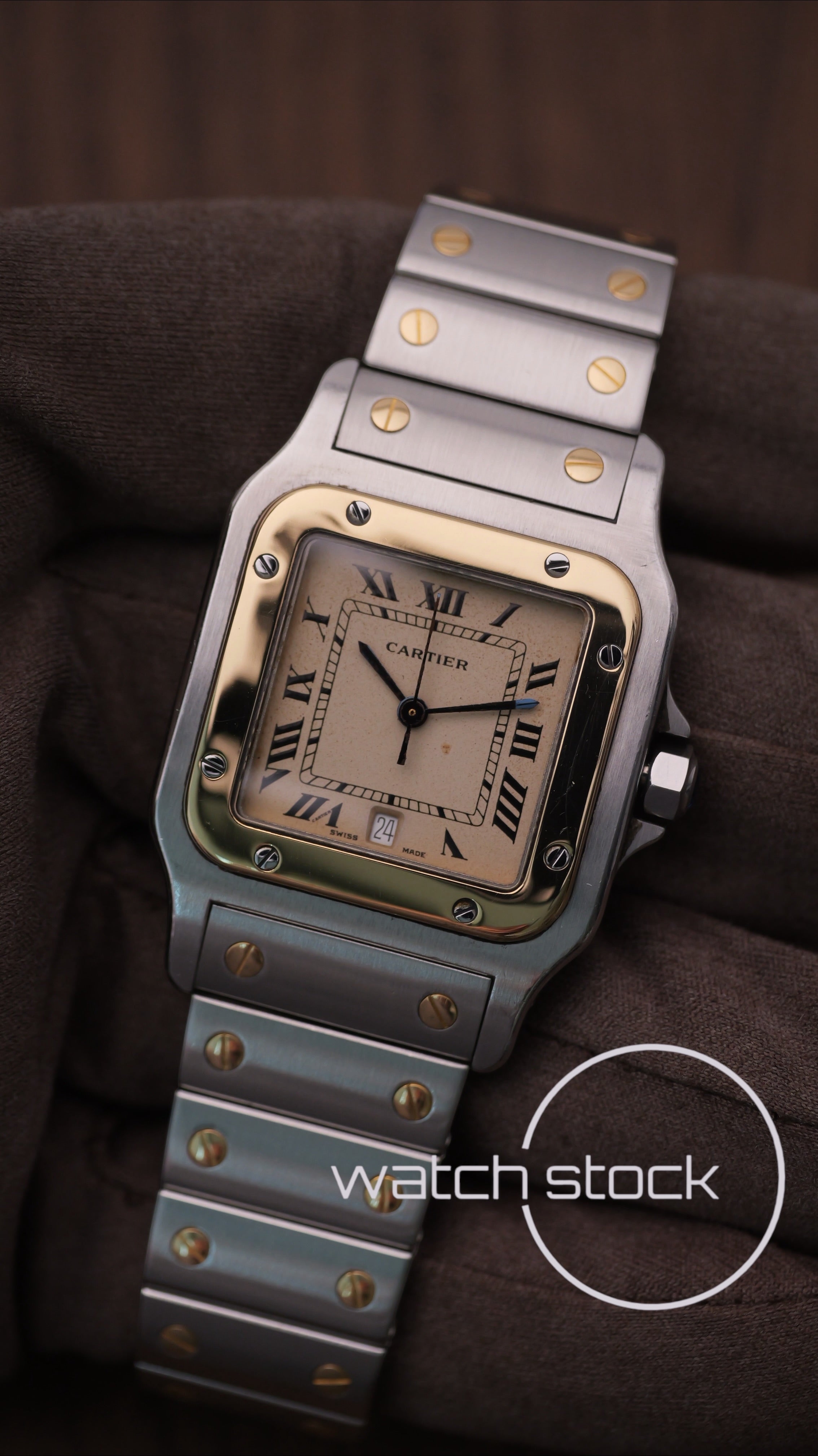 Cartier santos galbee 29x41mm Ref. 187901