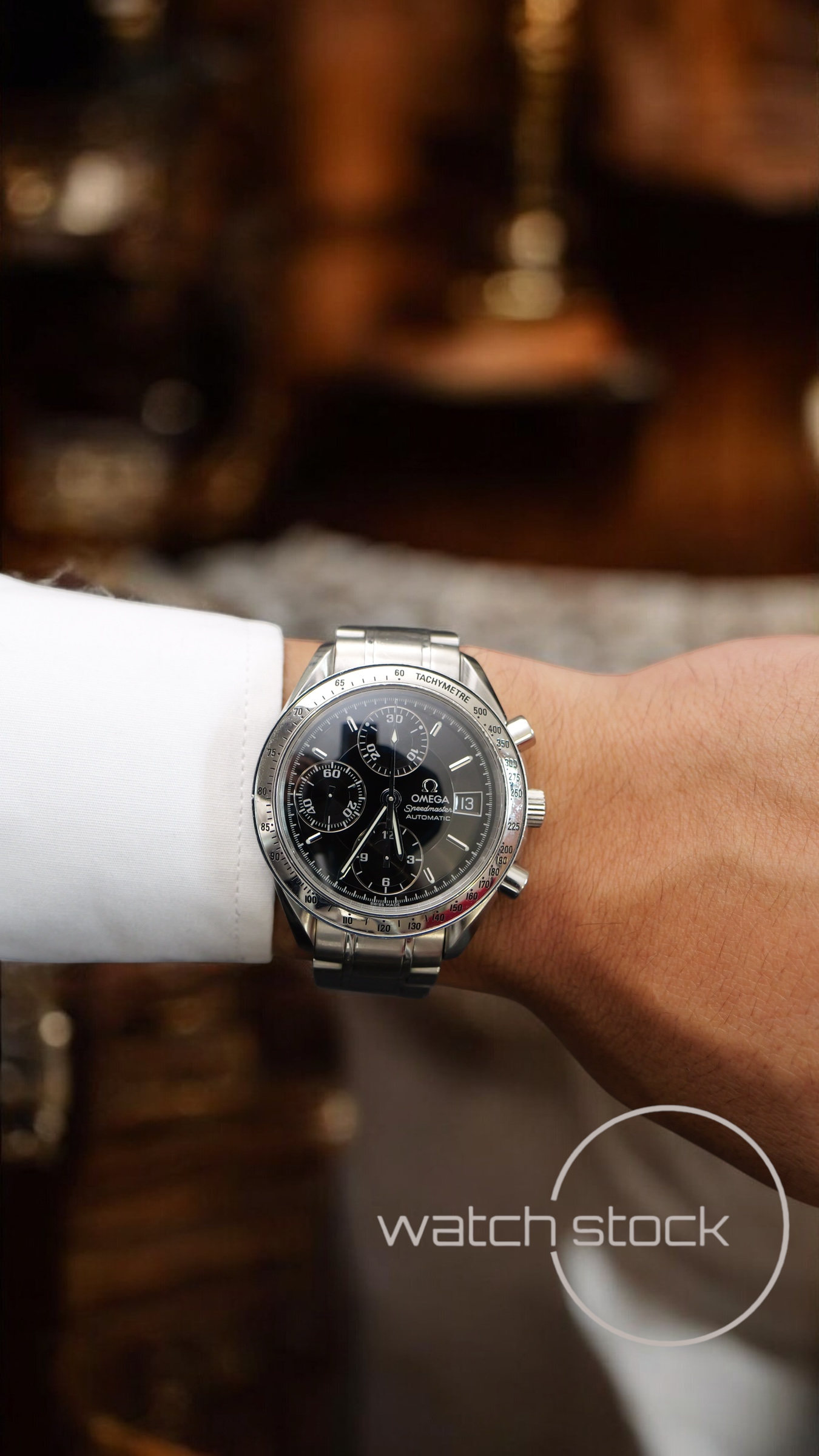 Omega speedmaster date (39mm) condizioni eccezionali Ref. 3513.50 automatic black dial