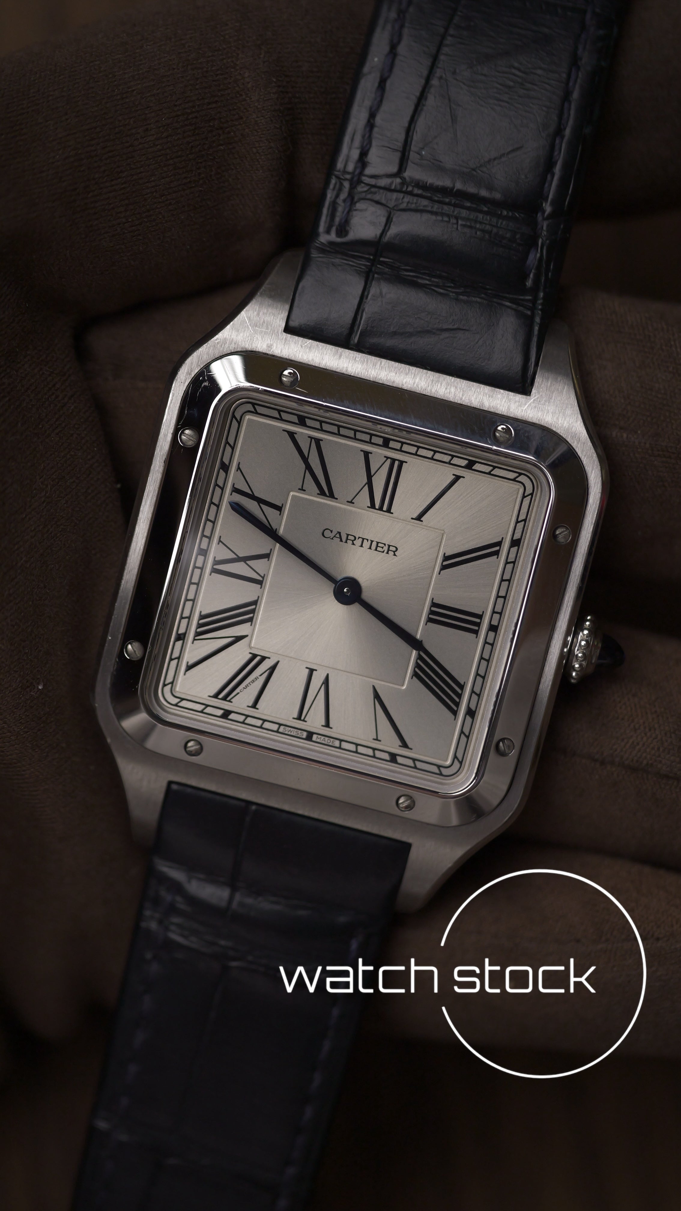Cartier santos dumont XL manual ref. WSSA0032 anno 2021 Full set