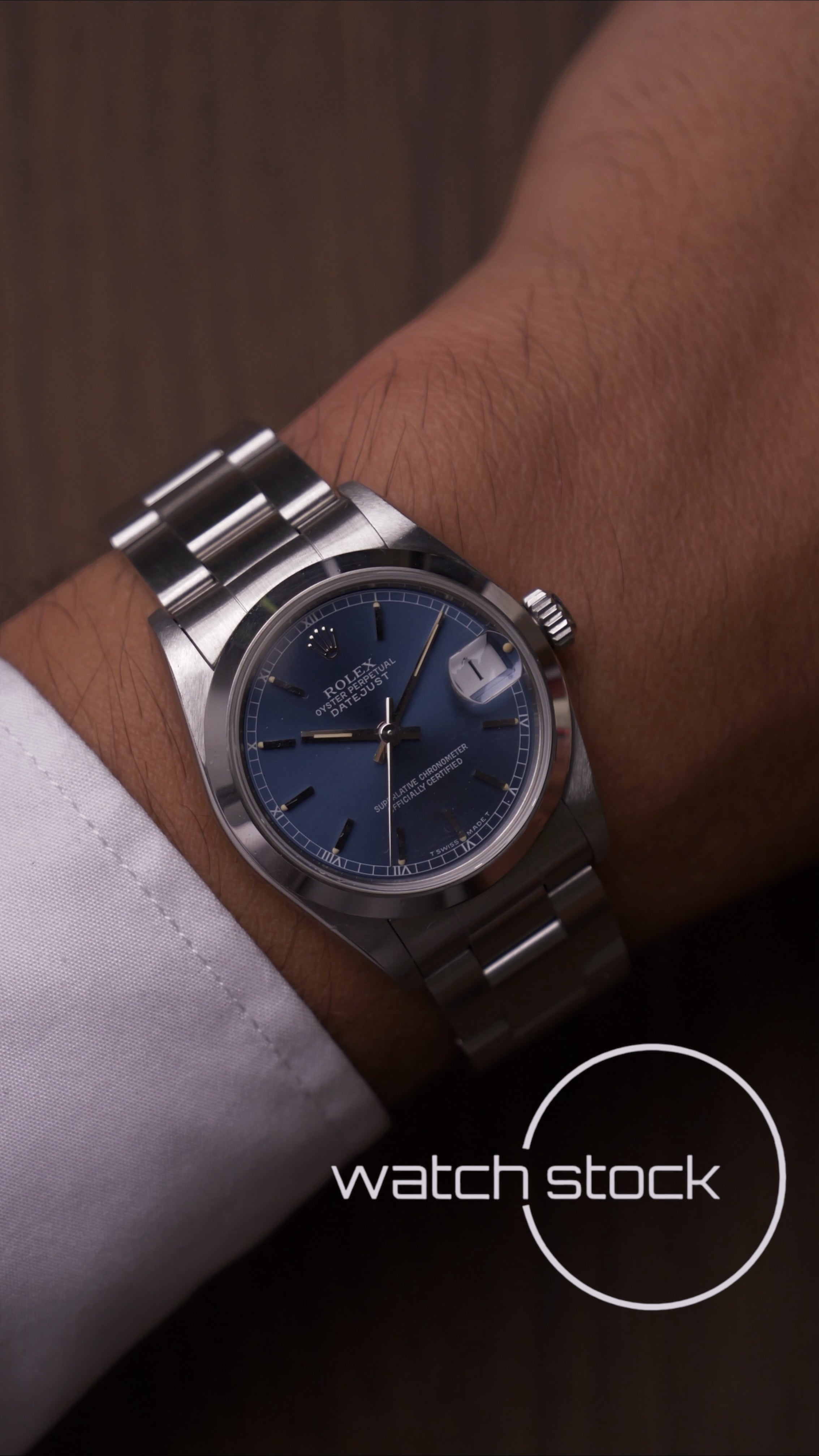 Rolex datejust 31mm ref.68240 blue dial