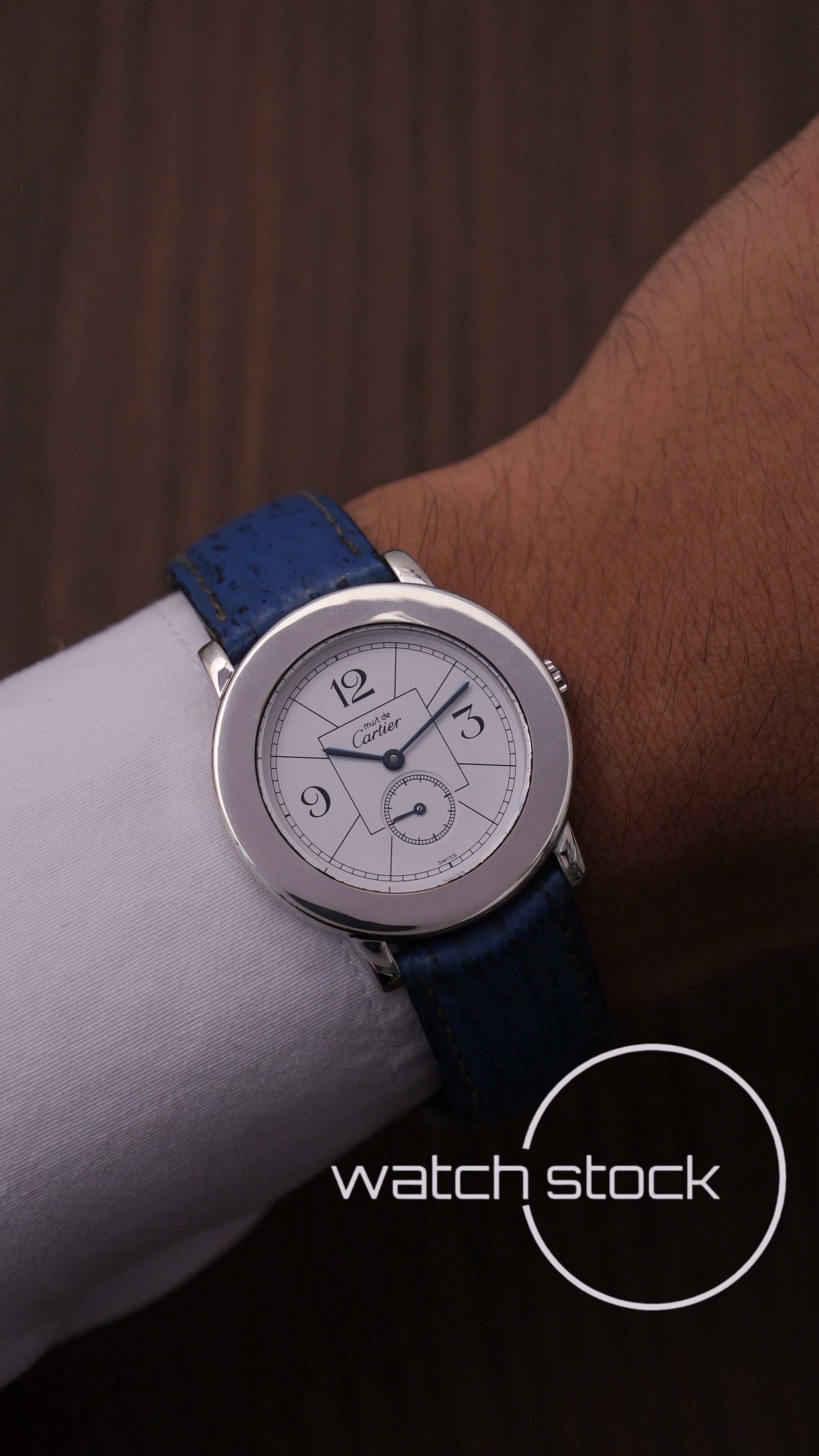 Cartier ronde vintage 33mm Swiss Only