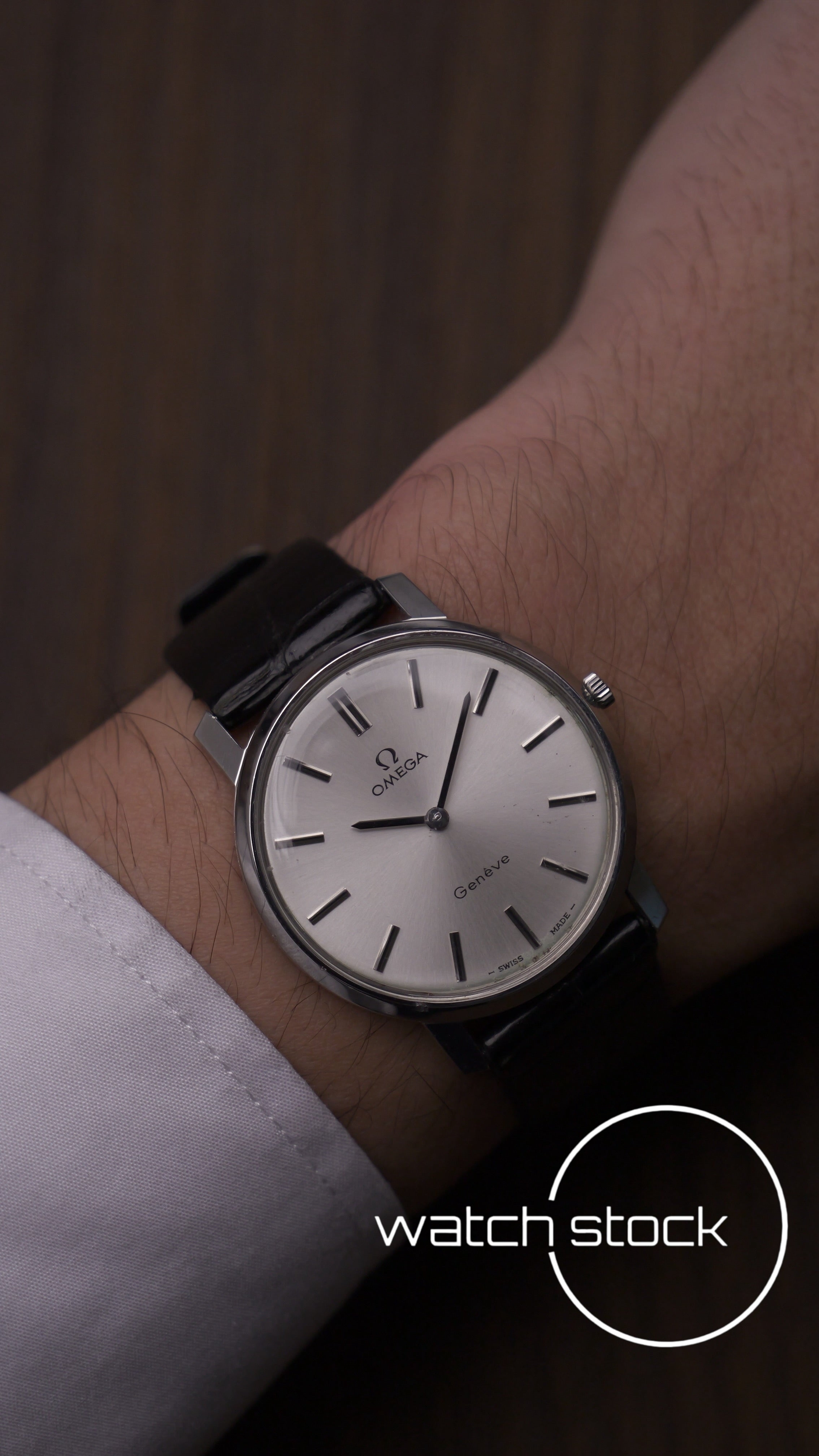 Omega Geneve 1972 vintage carica manuale dress watch