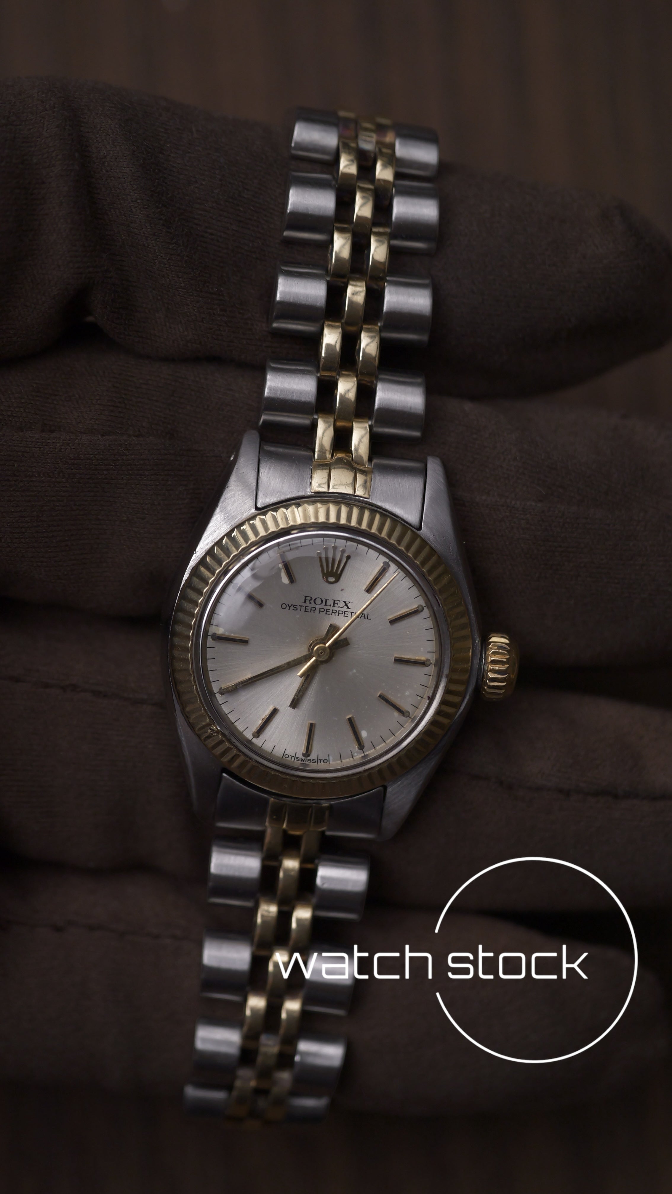 Rolex oyster perpetual 26mm two tone ref. 6719