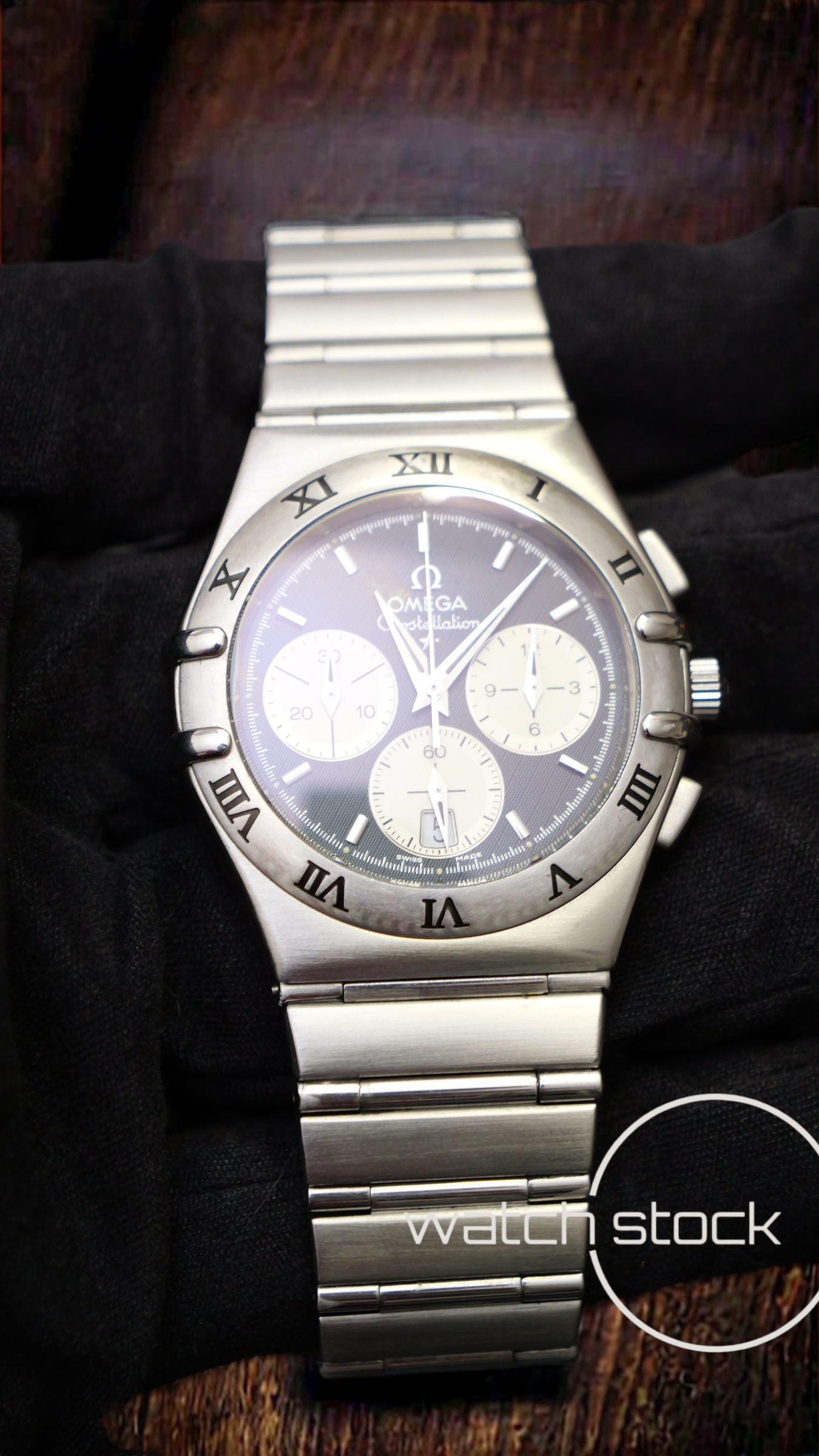 Omega costellation double Eagle chrono (39mm) blue dial