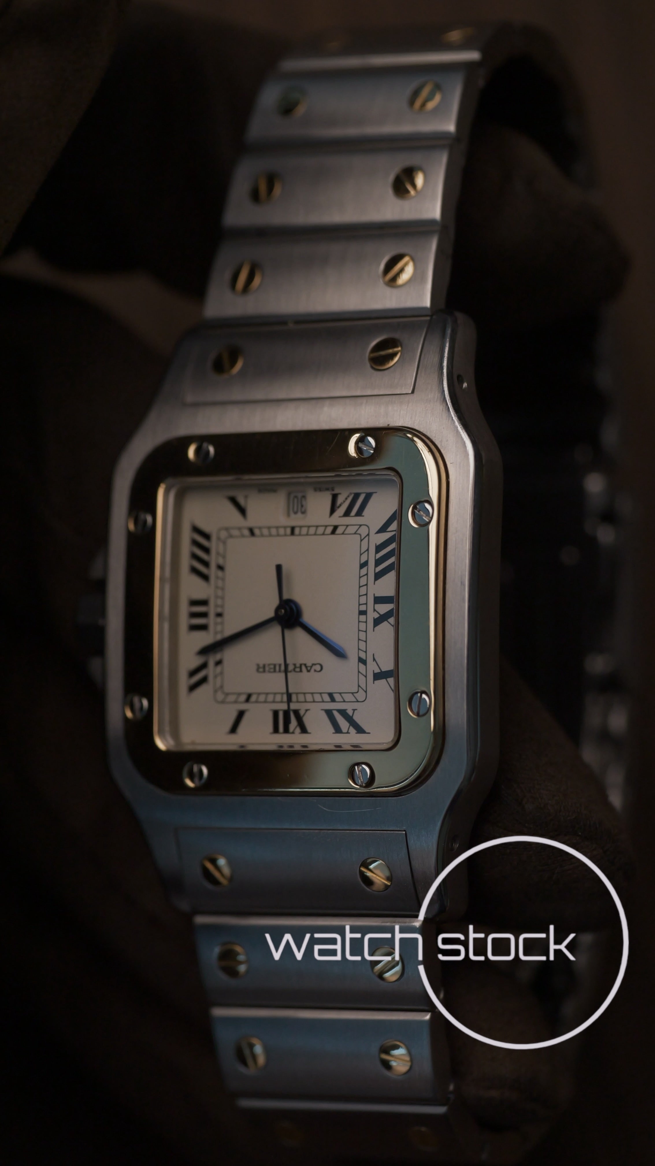 Cartier santos galbee 29x41mm Ref. 1566 box+libretti