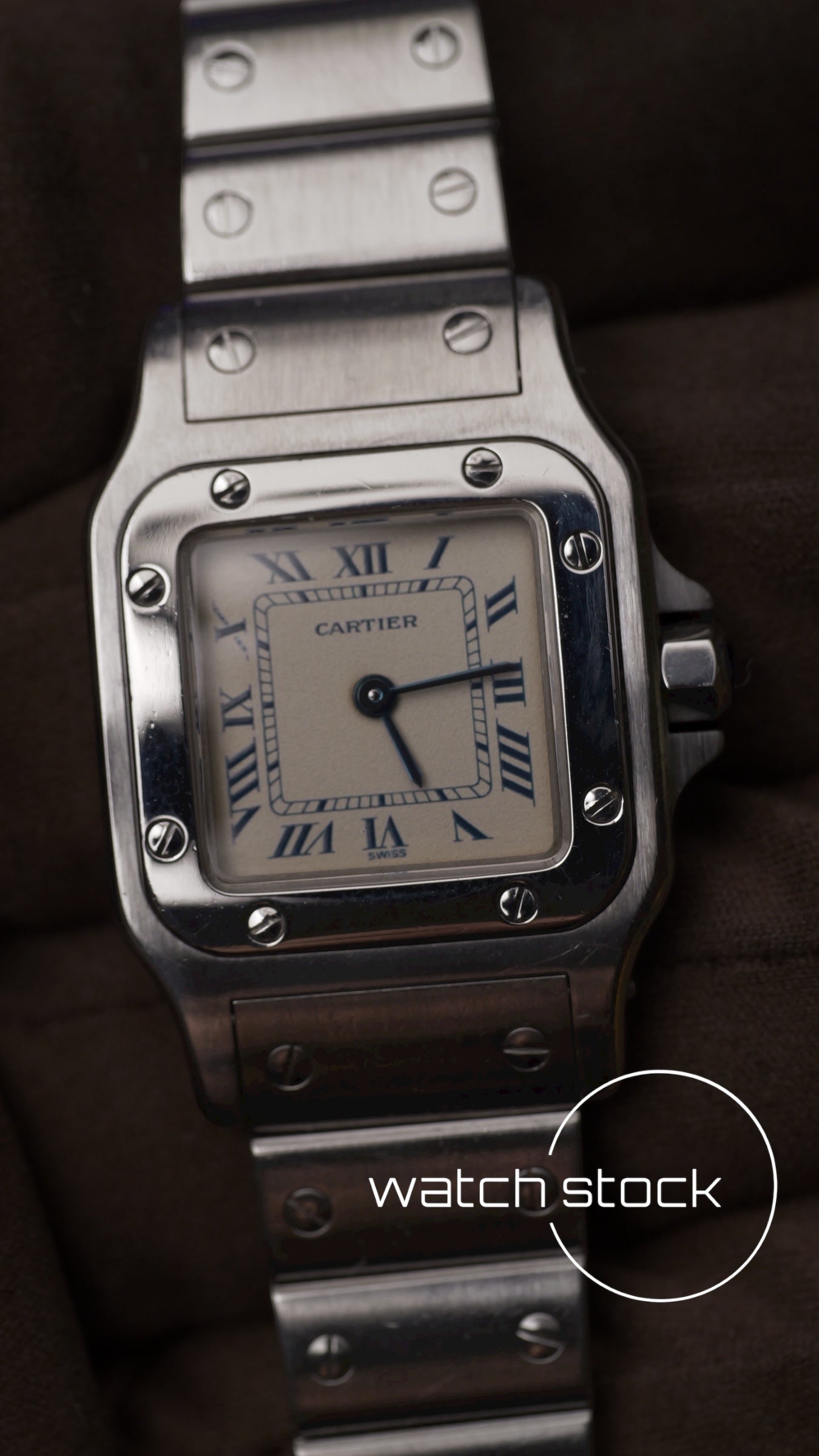 Cartier santos galbee lady quartz 24x35mm ref.1565 FULL SET