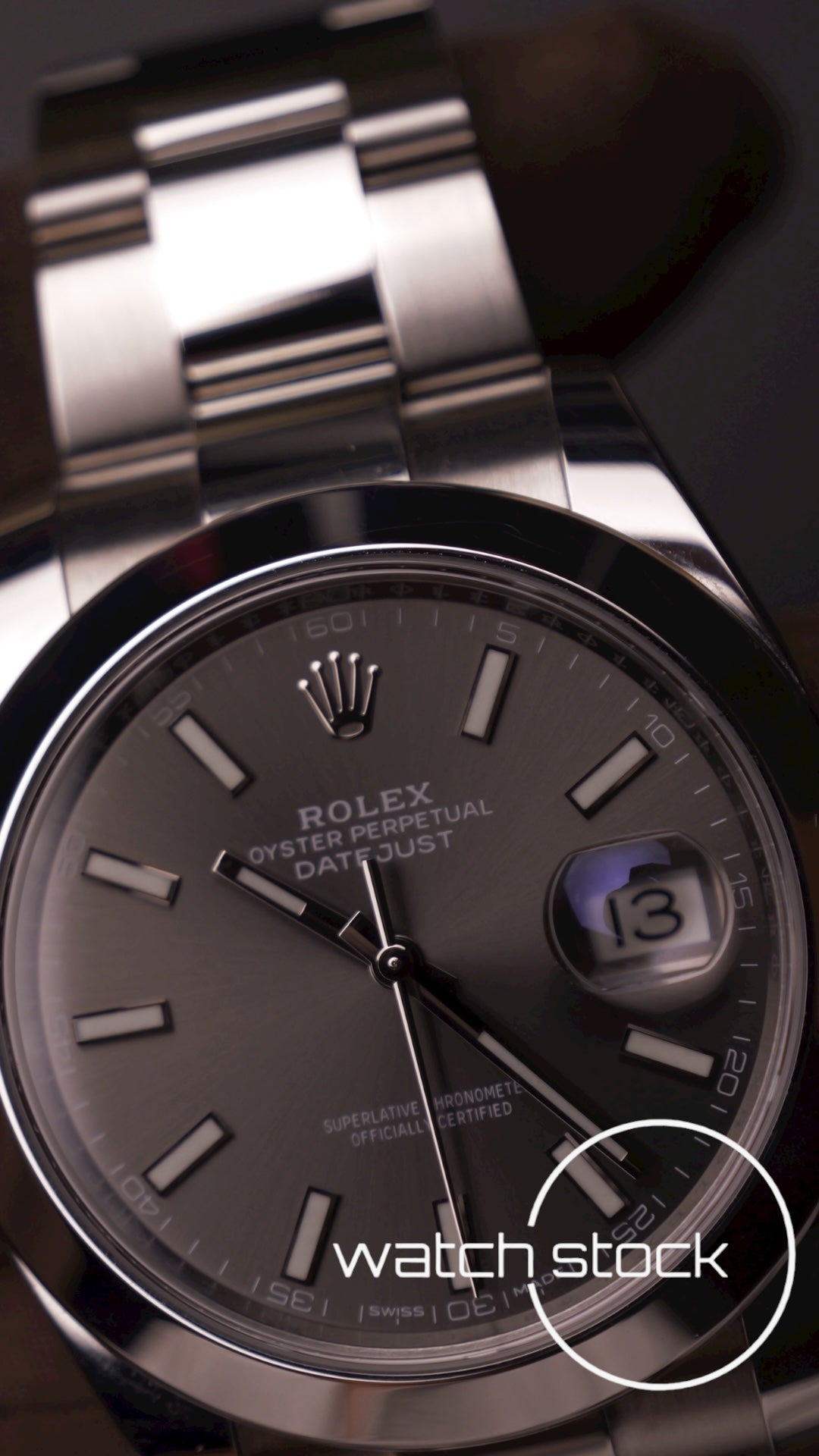Rolex Datejust Dark Rhodium 41mm ref 126300 full set anno 2018