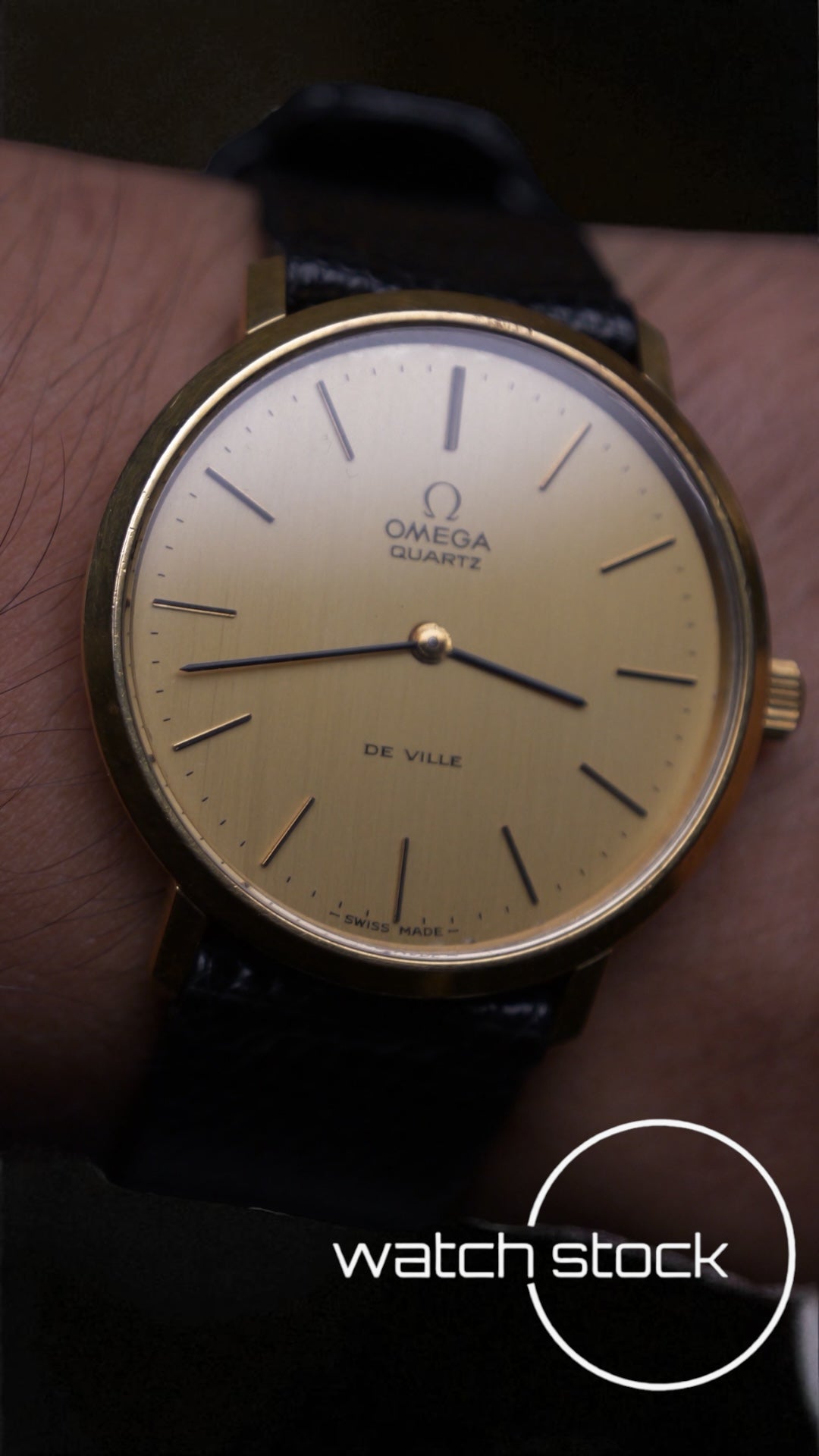 Omega De ville placcato oro ref: 191.0044 34mm anno 1977