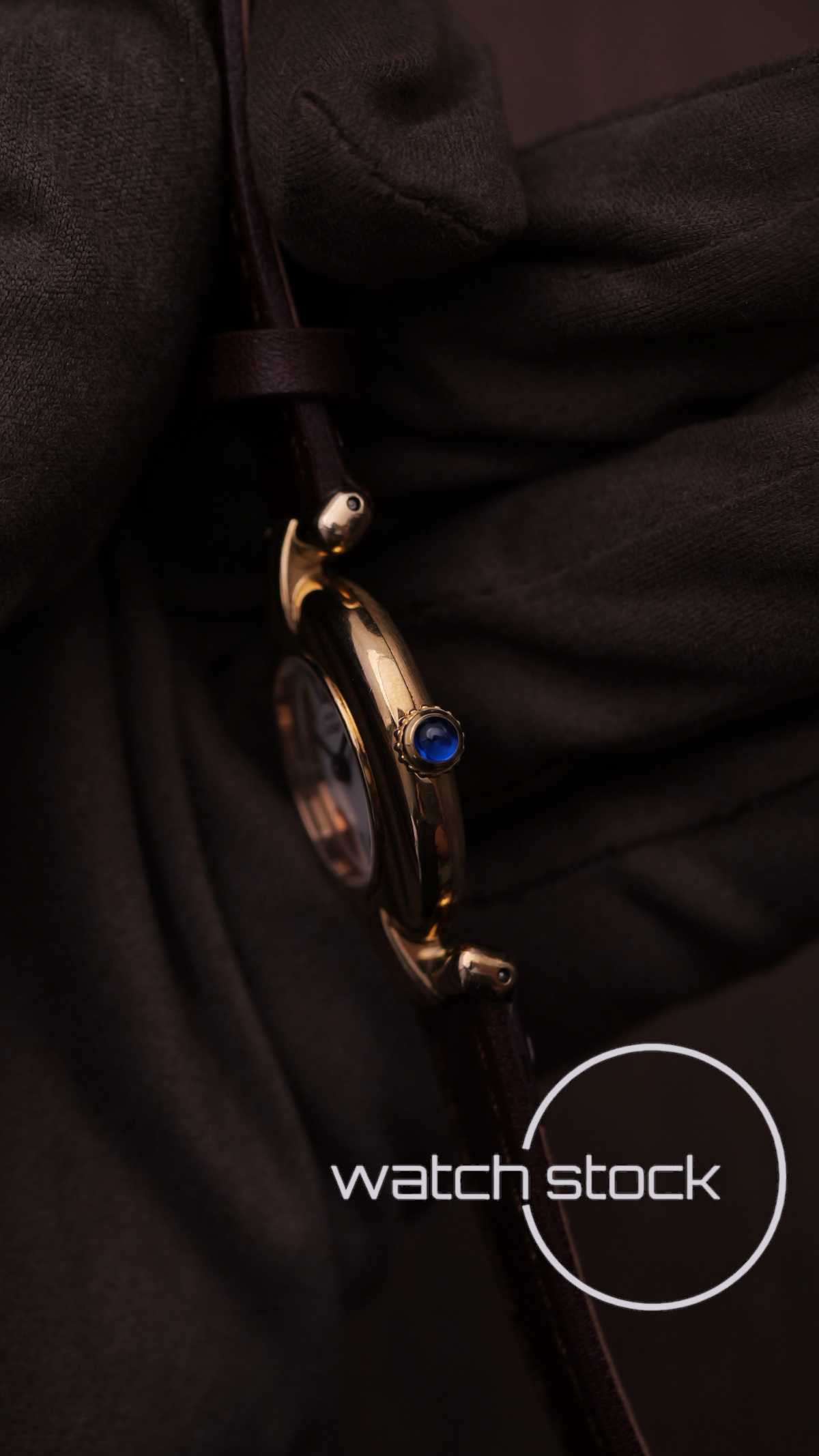Cartier colisee trinity dial 24mm ref. 590002 quartz