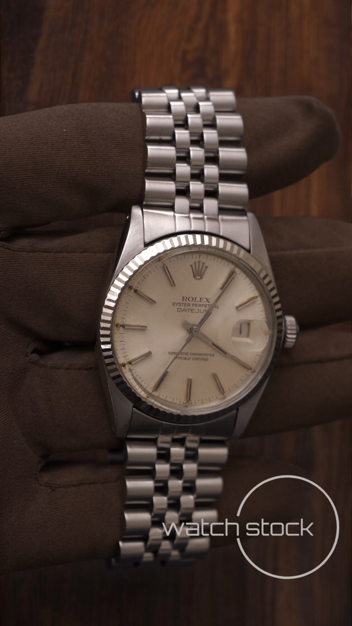 Rolex datejust 36mm 16014 argènté dial