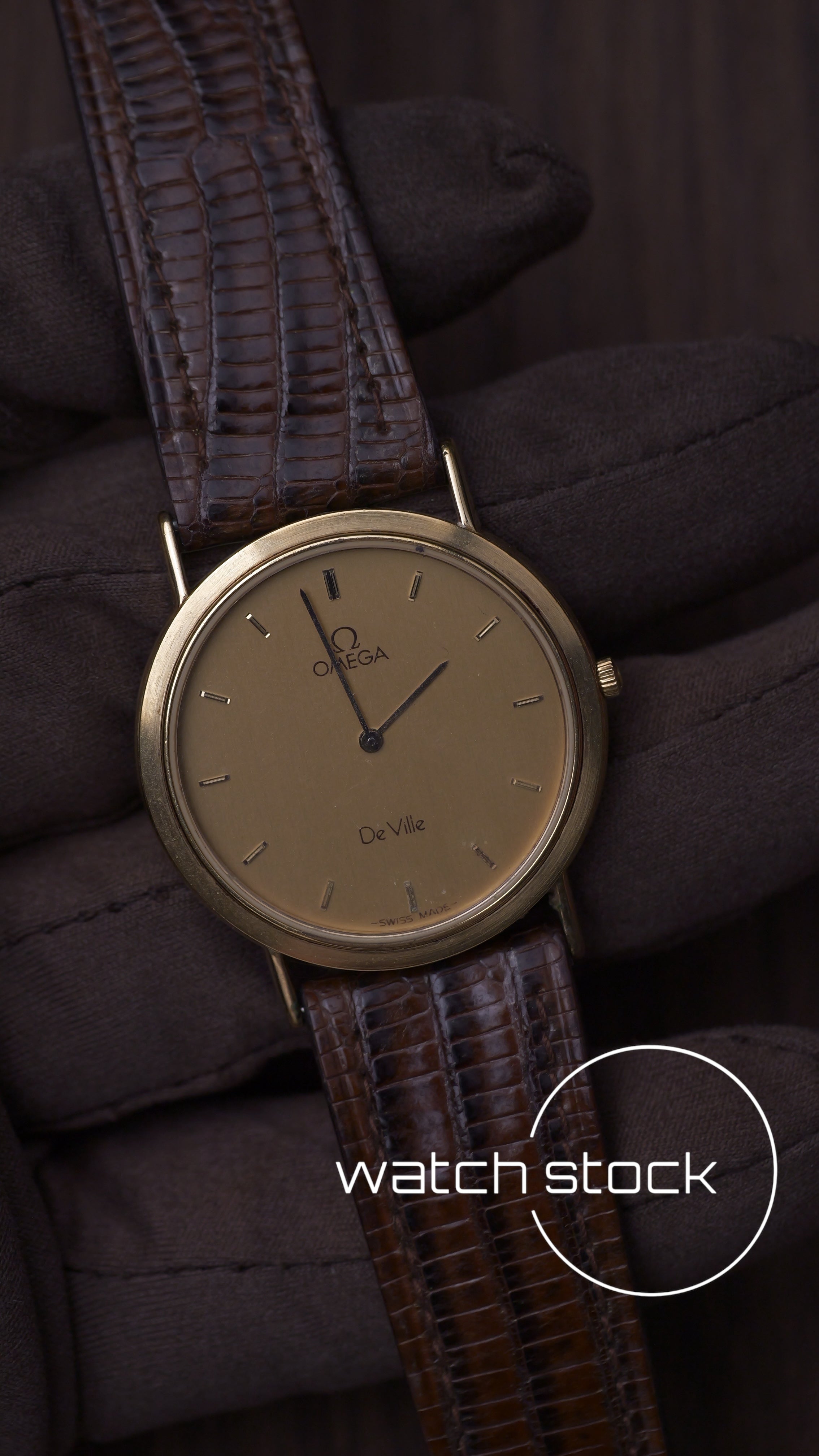 Omega De ville vintage 31mm placcato oro