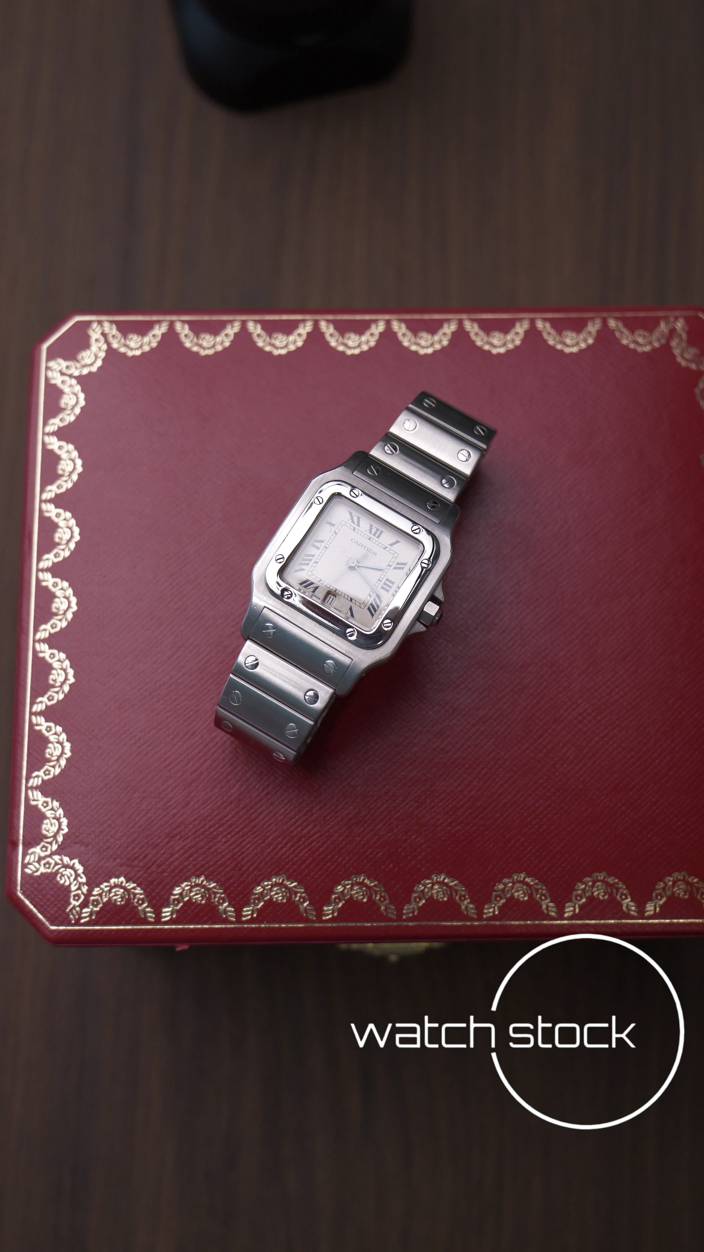 Cartier santos galbee 29x41mm Ref. 897901 con scatola