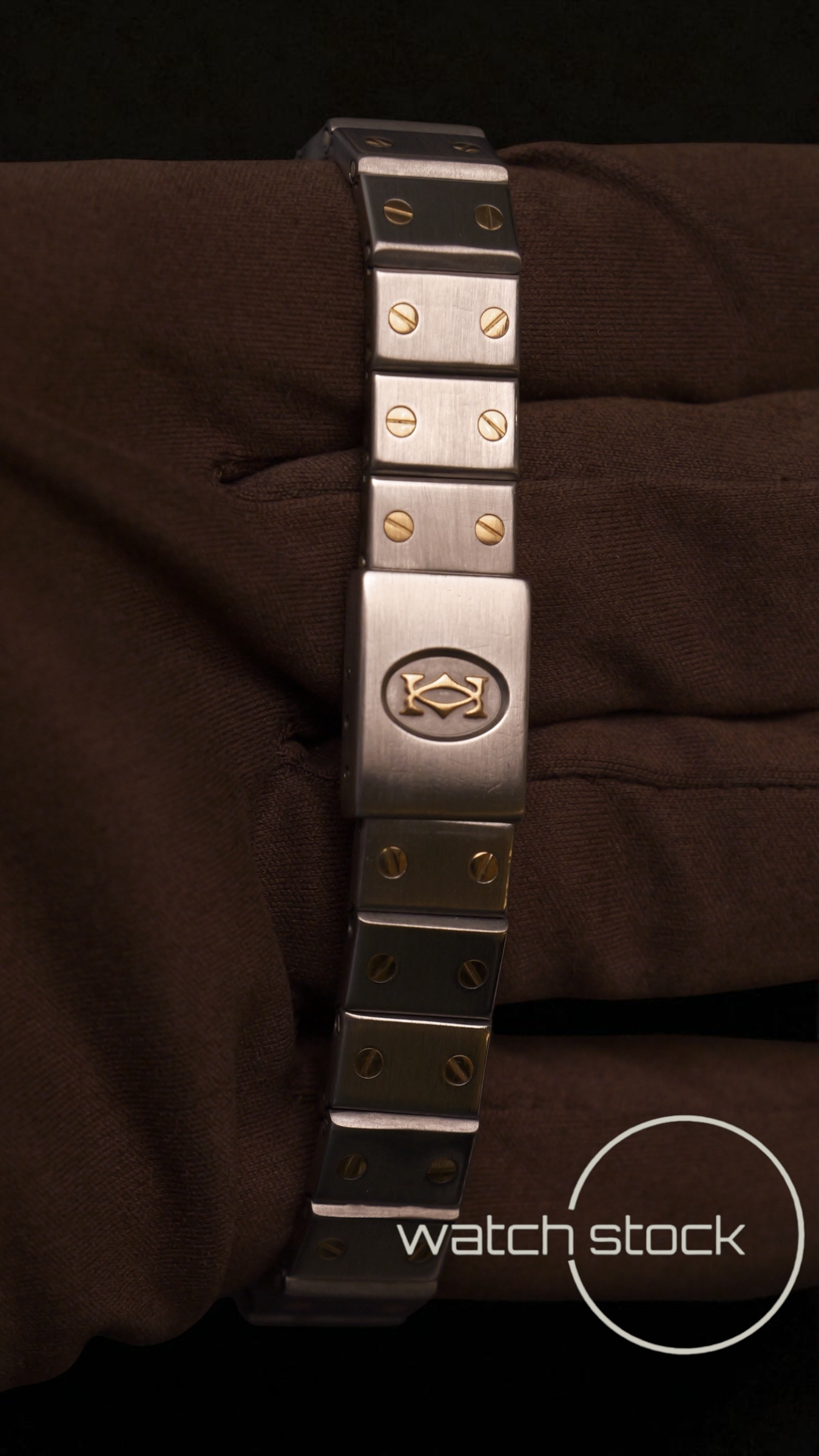 Cartier santos carré lady automatic ref.1170902 24x35mm