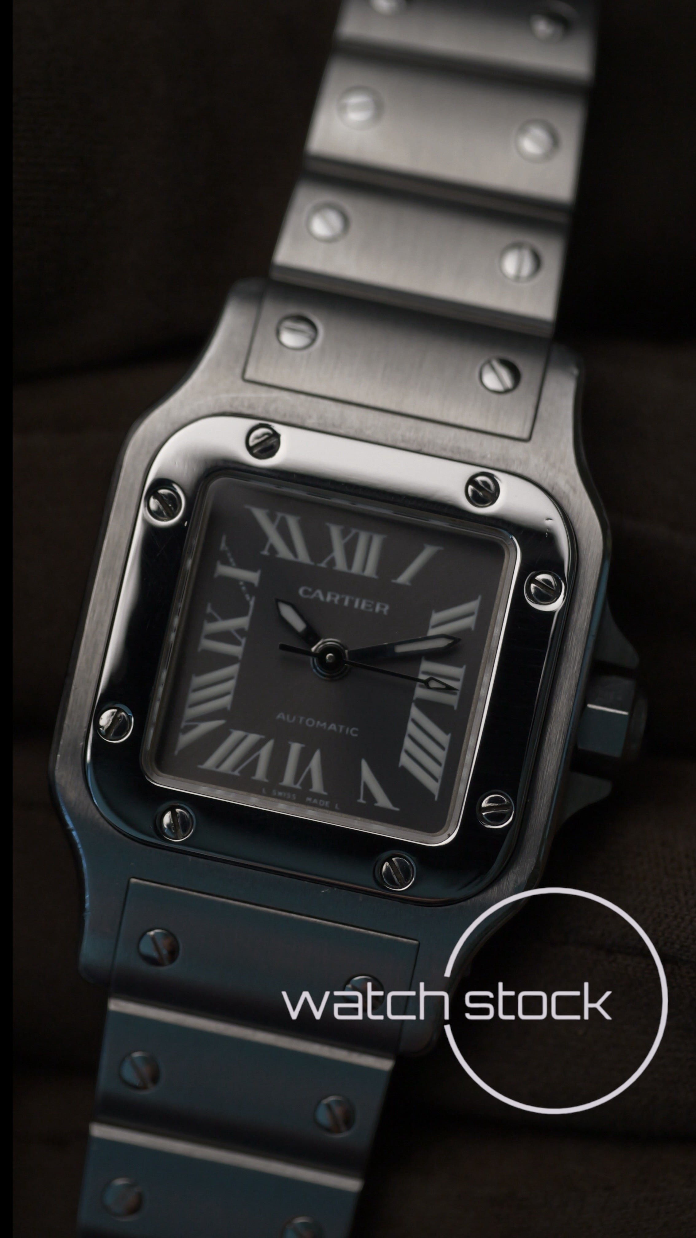 Cartier santos galbee Automatic 24x35mm ref.2423 must de santos