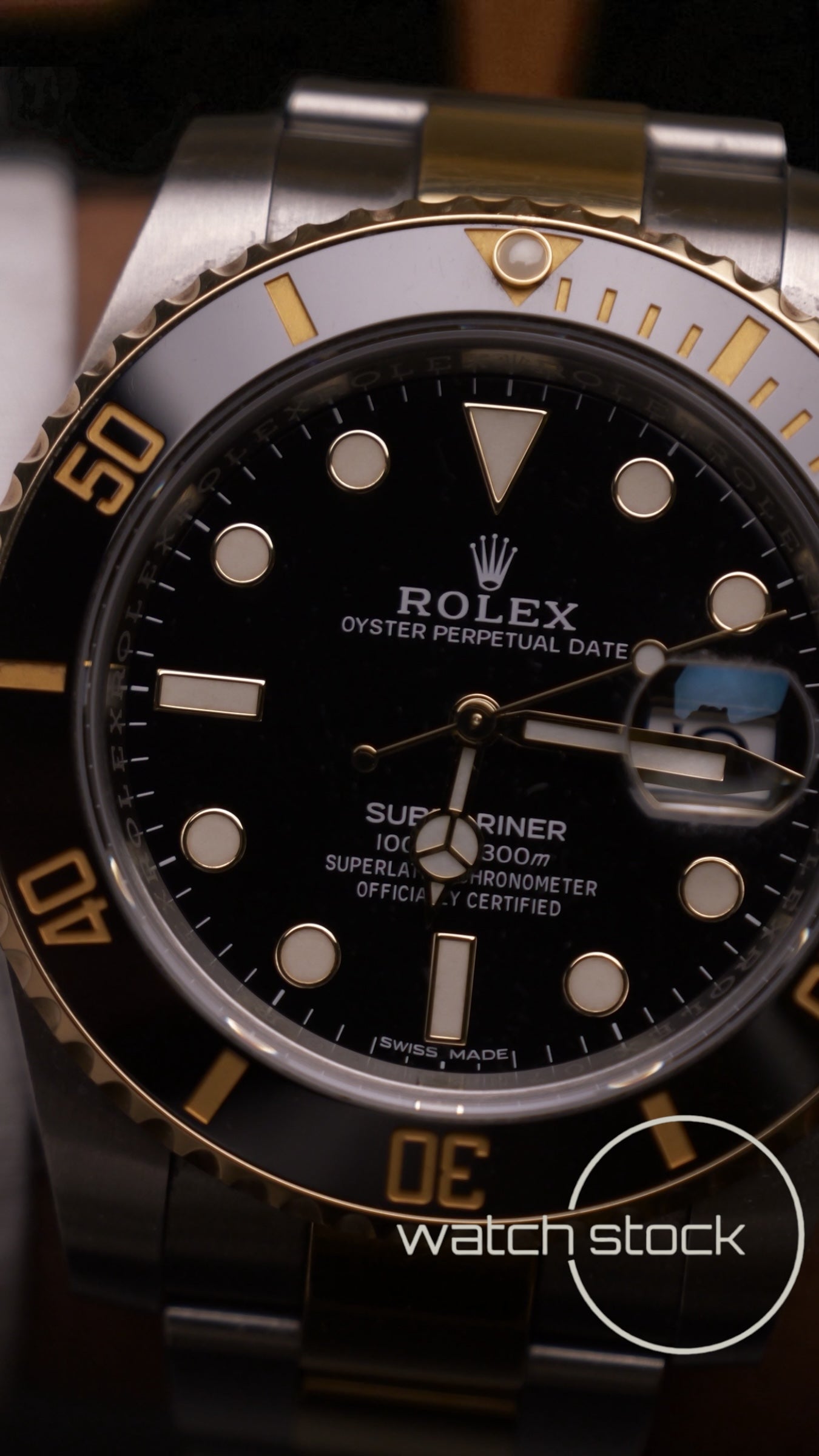 Rolex submariner data 41mm ref.116613LN two-tone 2020