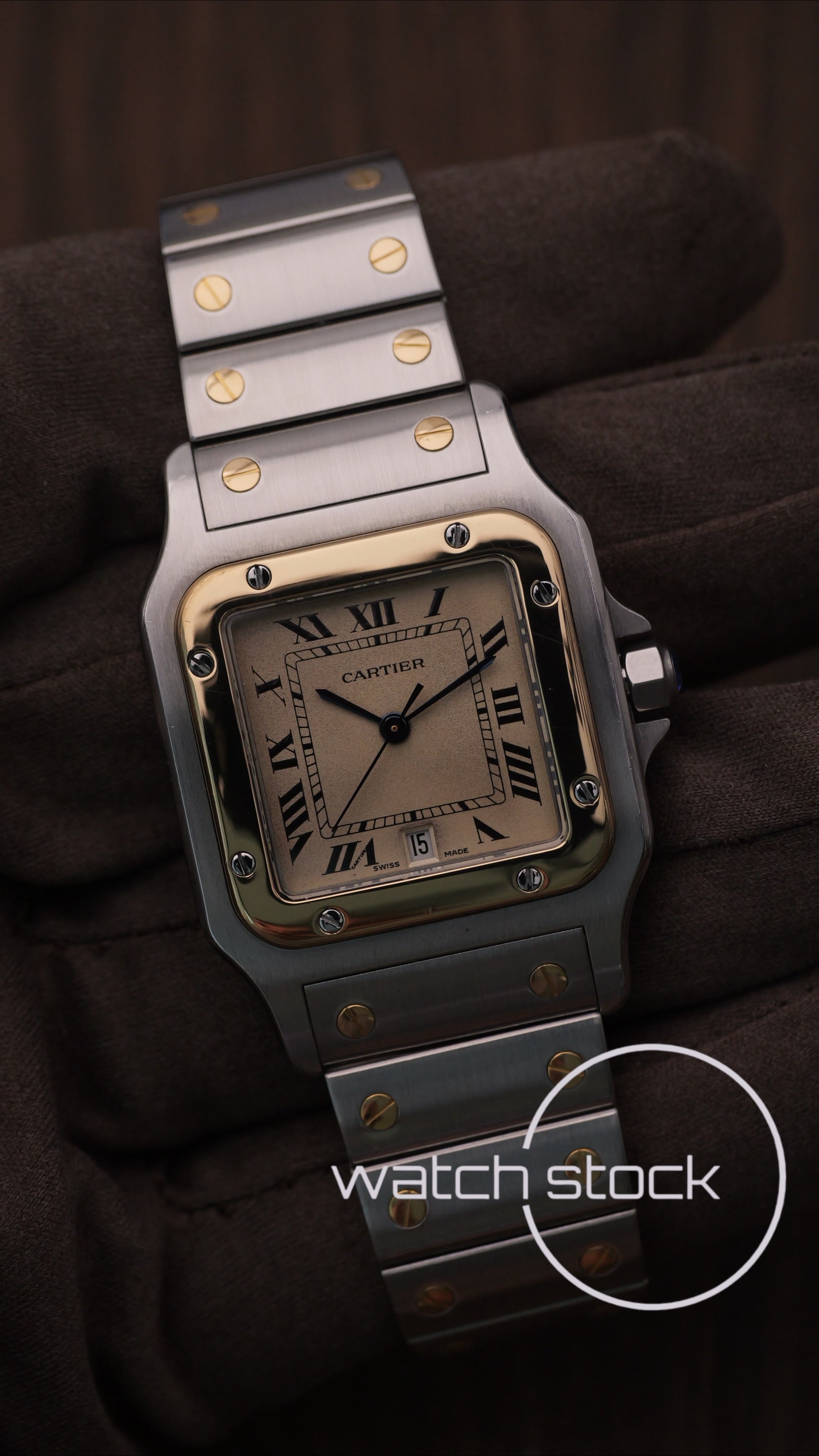 Cartier santos galbee 29x41mm Ref. 187901