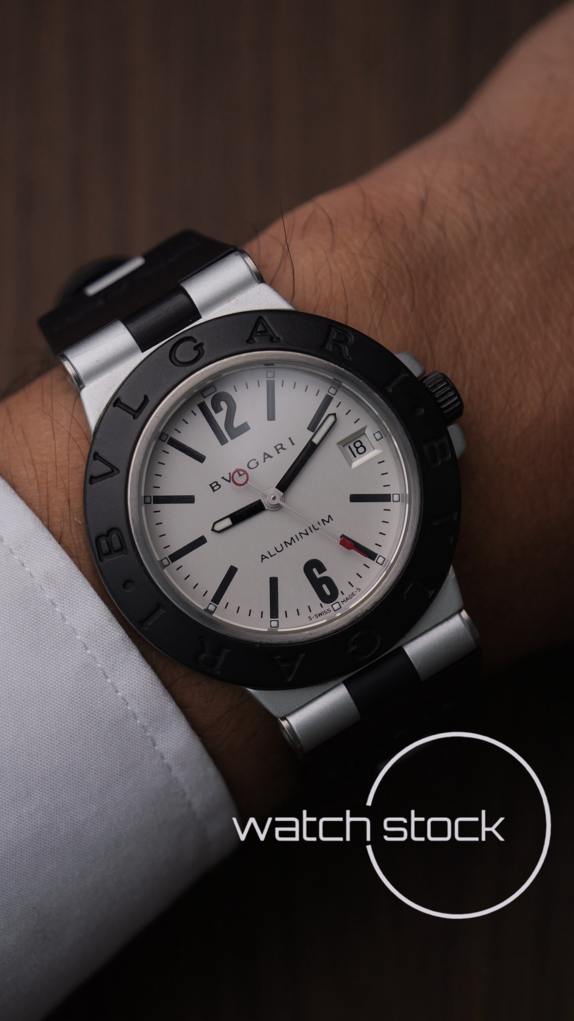 Bulgari Aluminium 38mm Automatic Ref.Al38TA Full Set