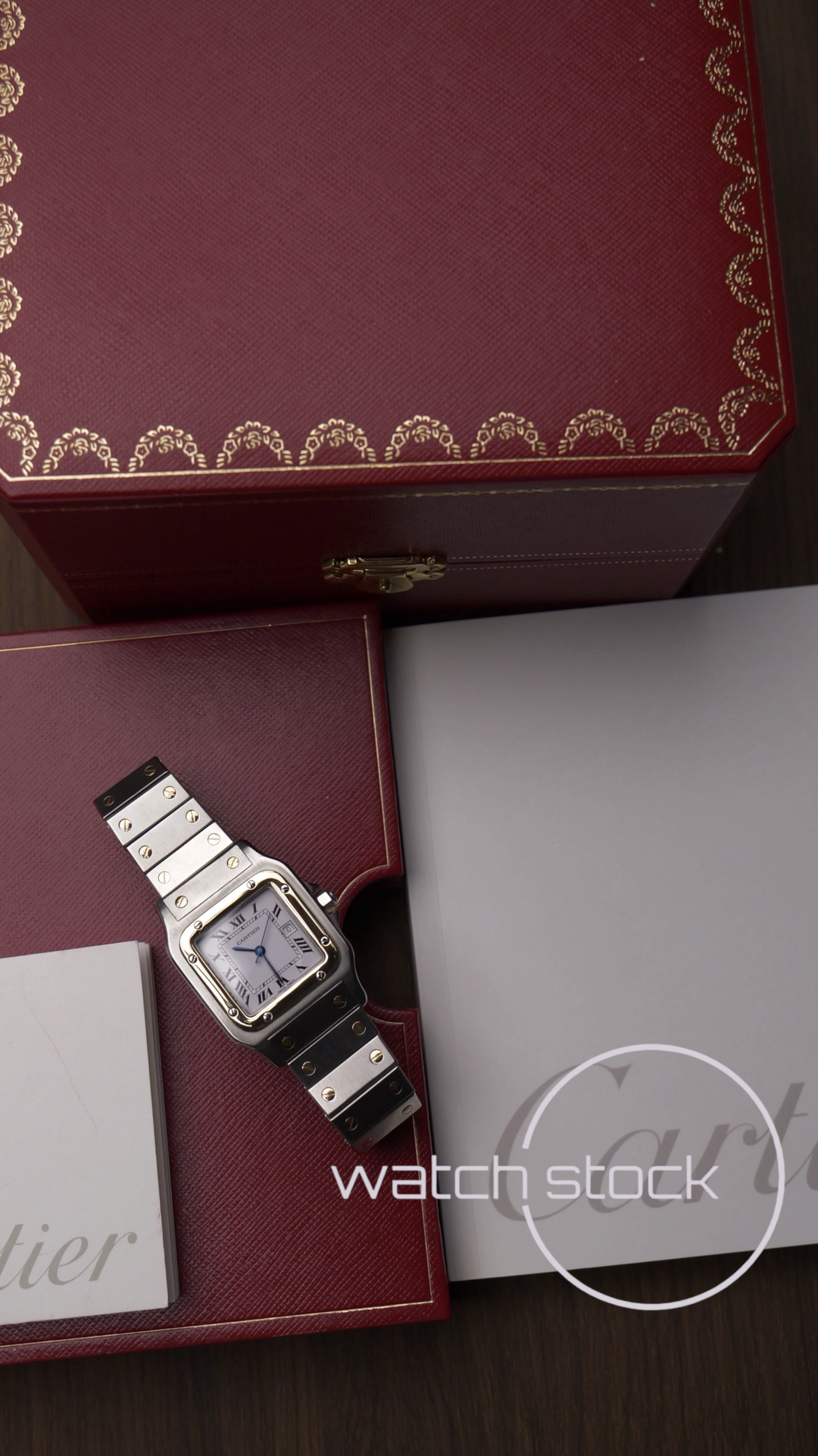 Cartier santos carré ref.2961 Automatic vintage 29x41mm