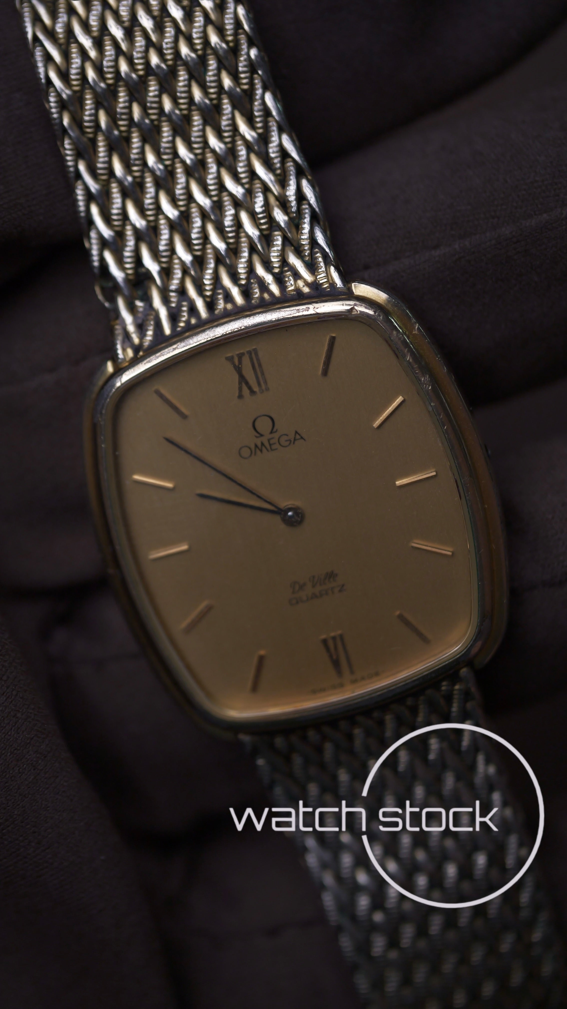 Omega De ville vintage 33mm placcato oro