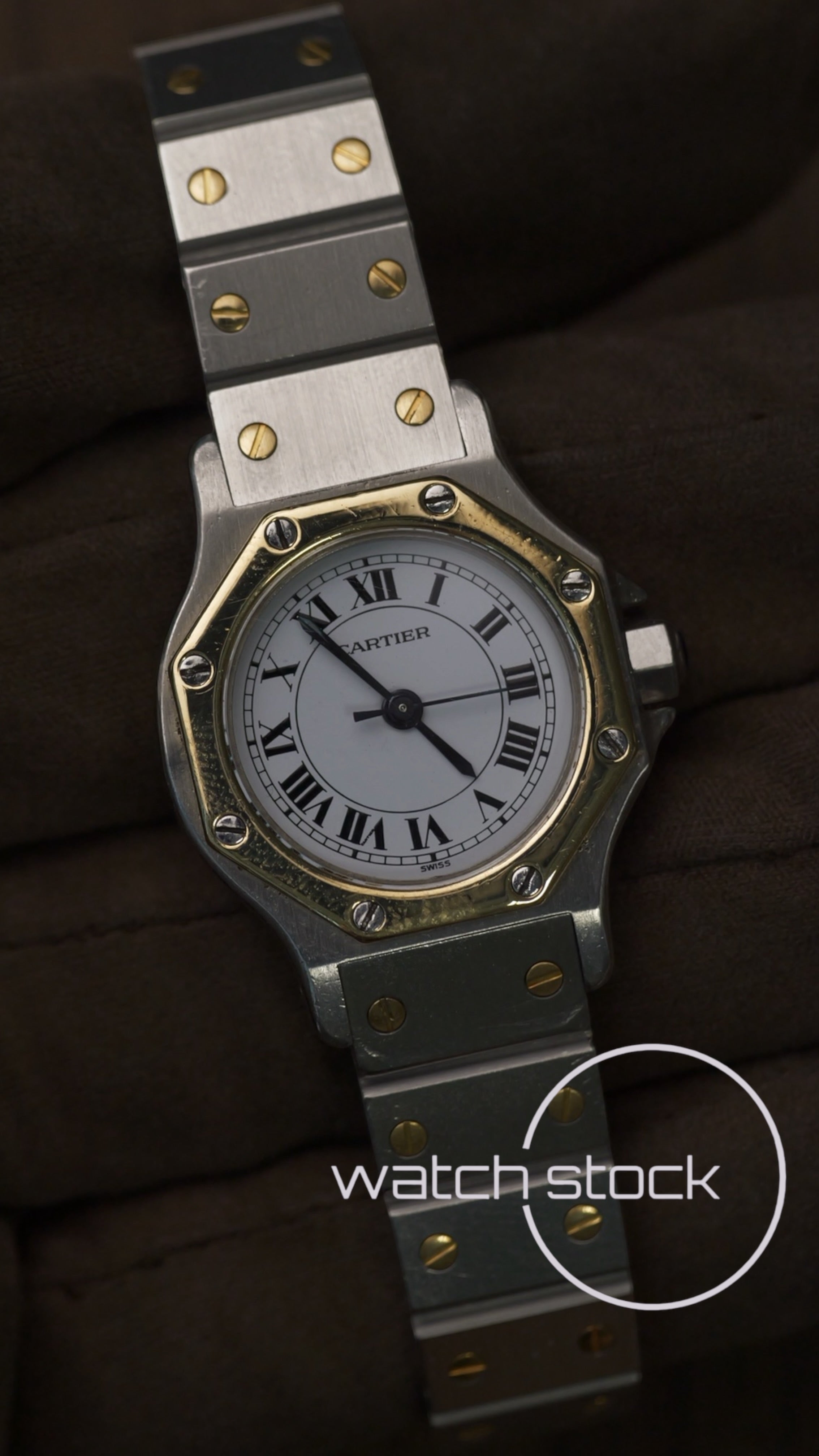 Cartier santos octagon 26mm santos de cartier ref. 0907 lady Automatic