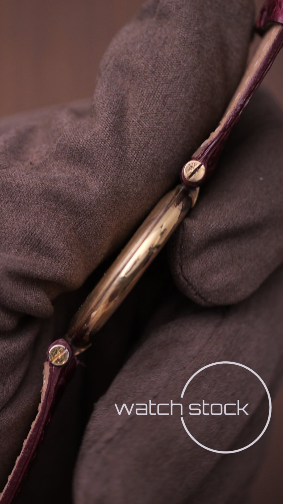 Cartier Vendome ref.590003 30mm Burgundy dial 1980