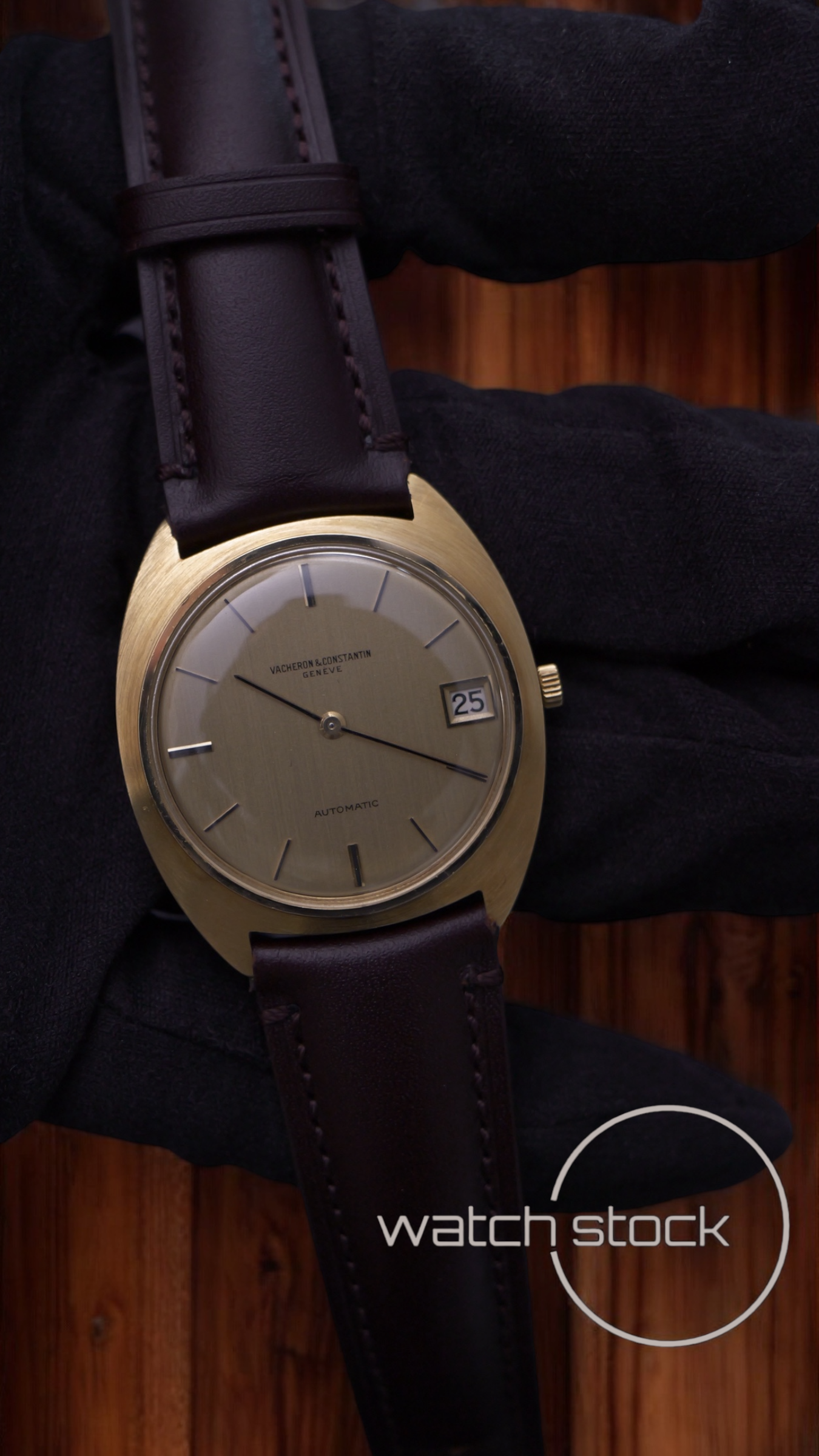 Vacheron costantin 18kt gold dial vintage Dress Watch unisex 34mm carica automatica