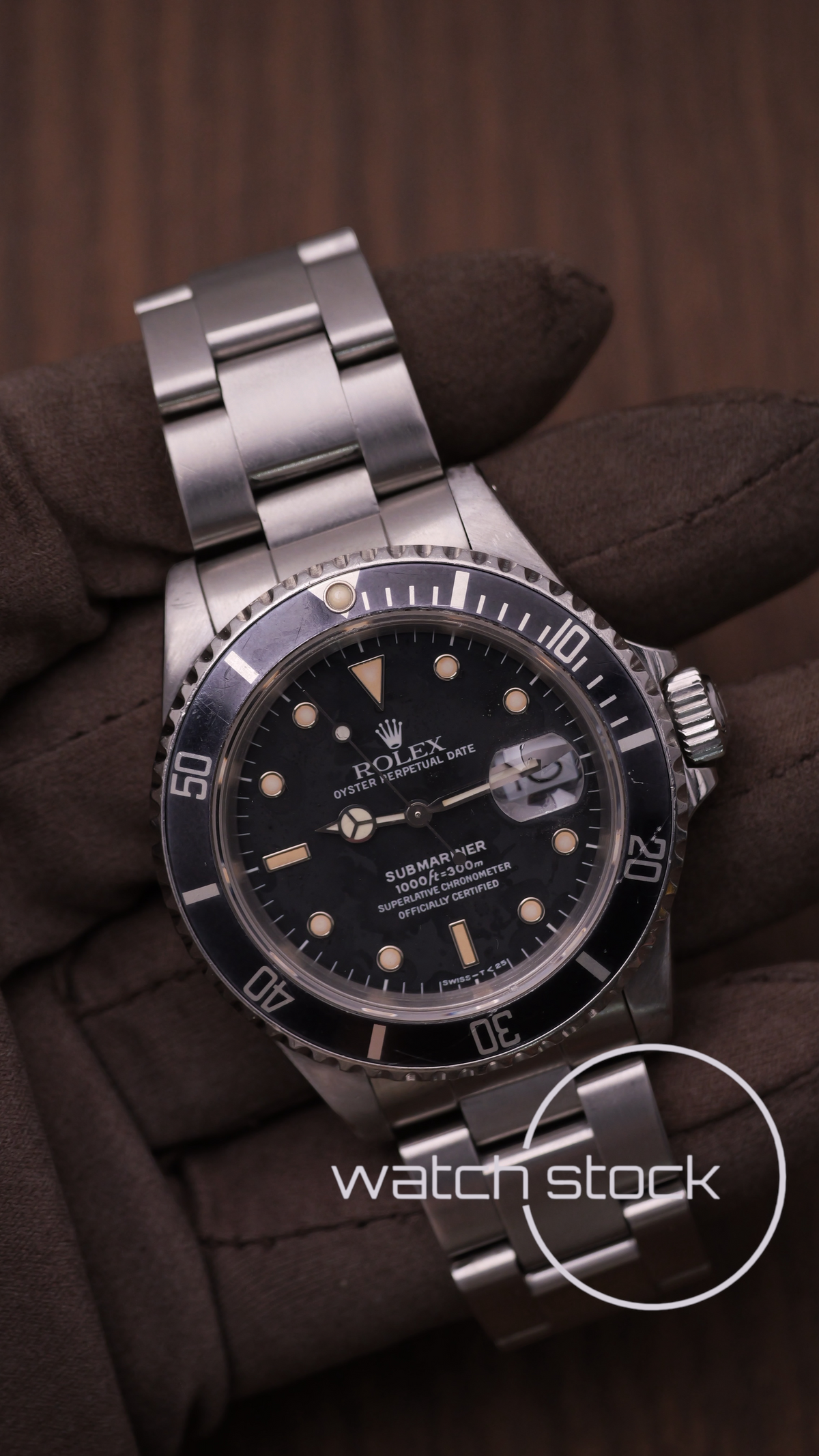 Rolex Submariner Ref.16610 tropical dial 40mm 1989