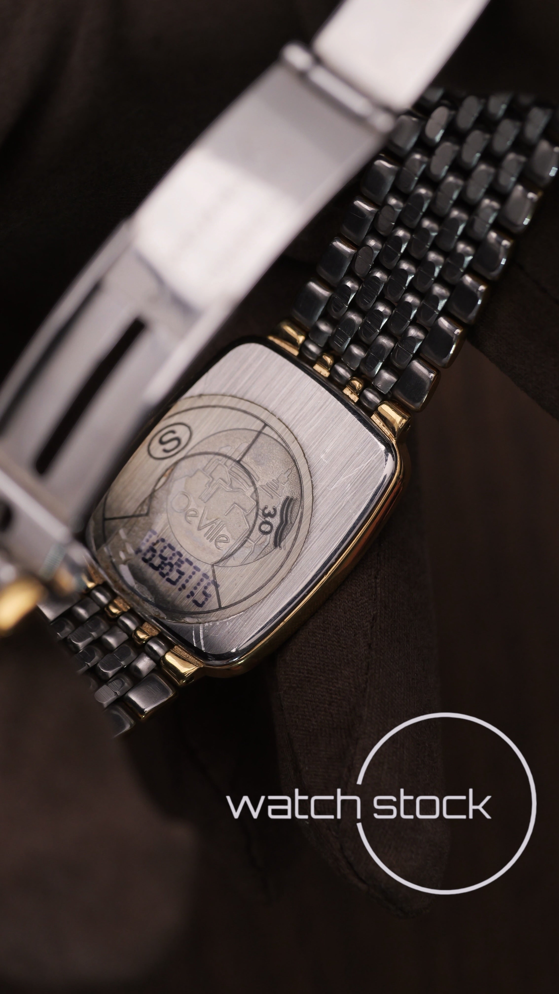 Omega De ville vintage chicchi di riso quadrante onde Quartz 1986