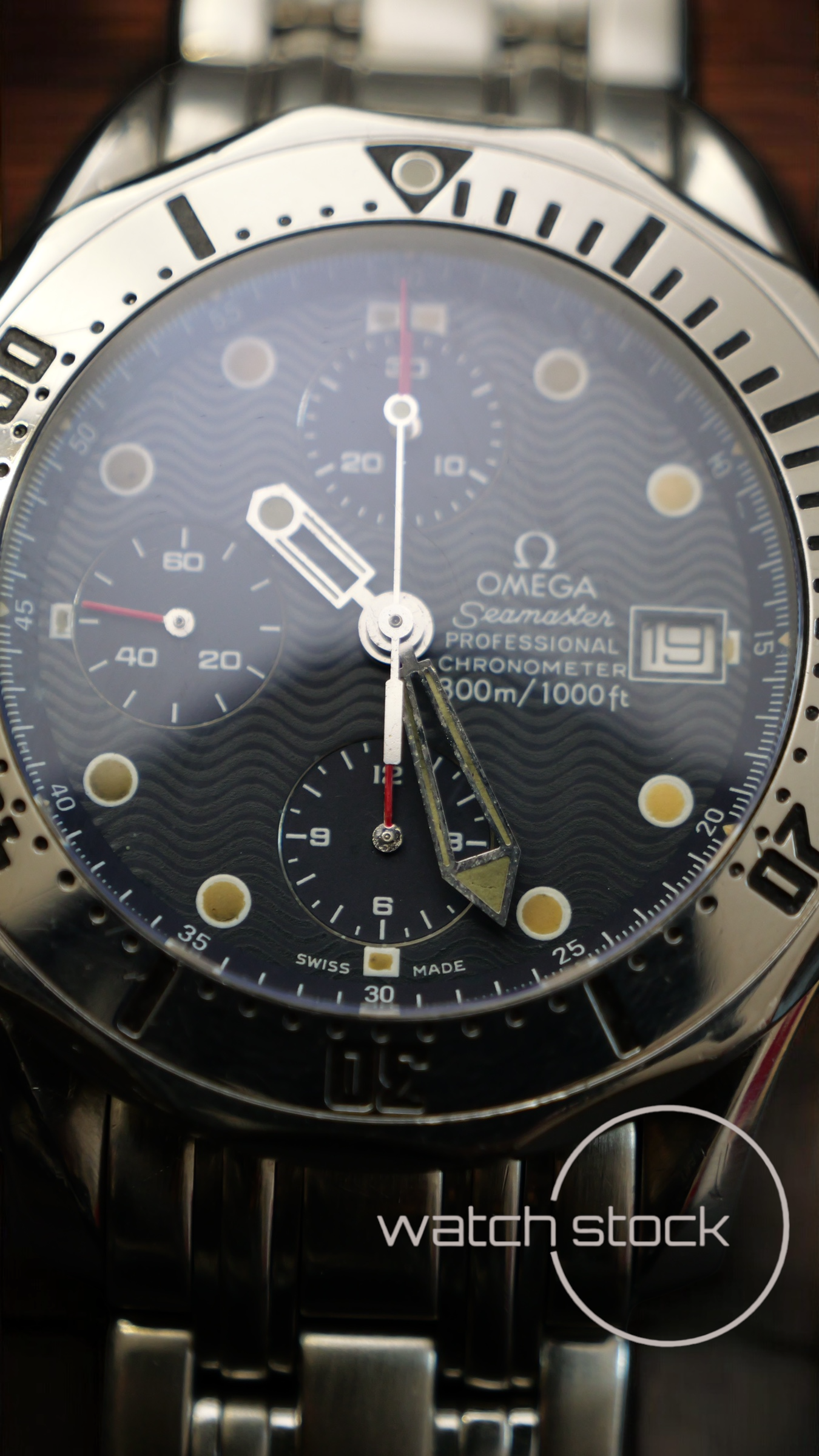 Omega seamaster 300m Chrono 41mm ref.178.0504 blue Revisionato