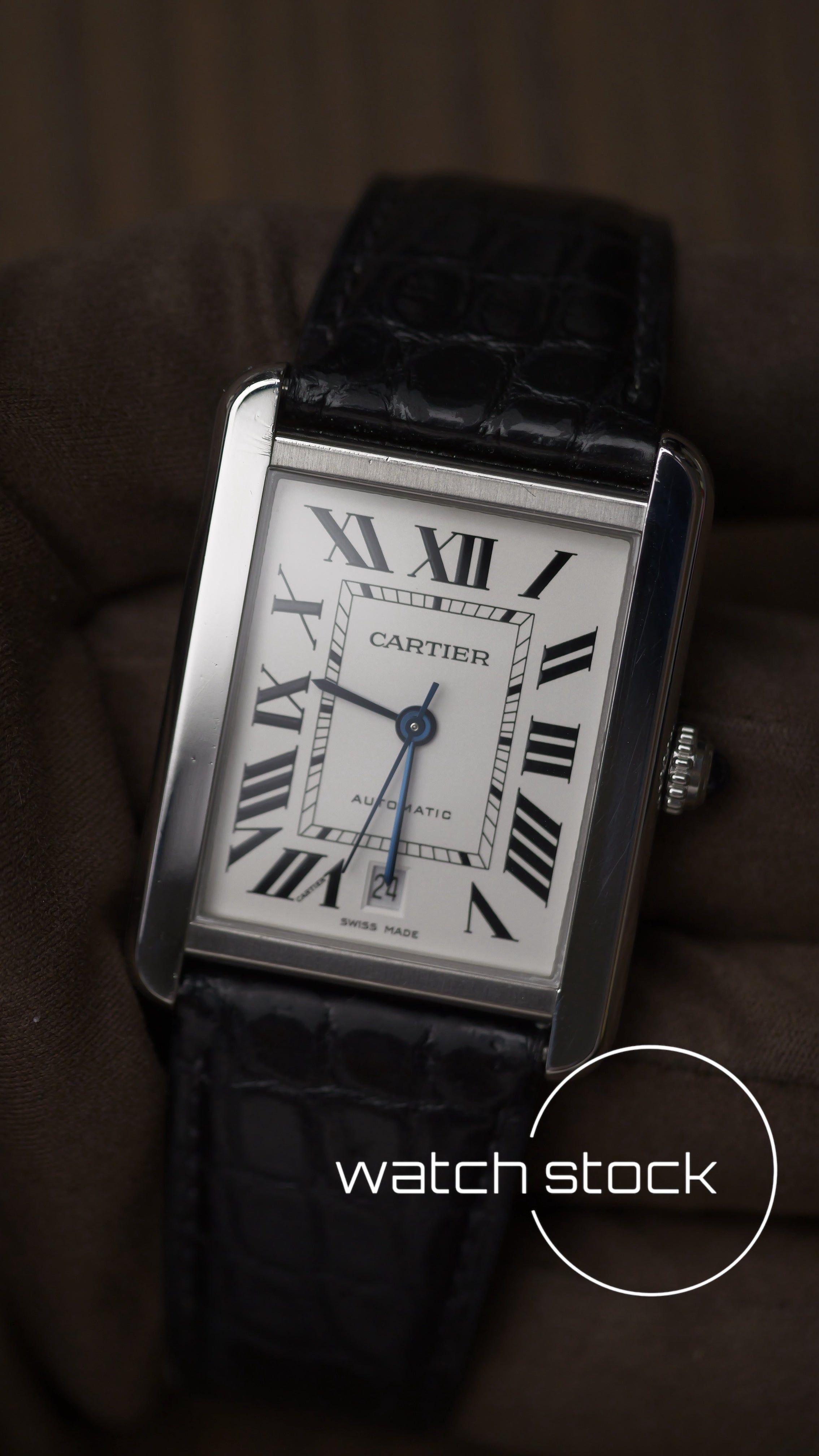 Cartier tank solo Xl automatic ref. 3515