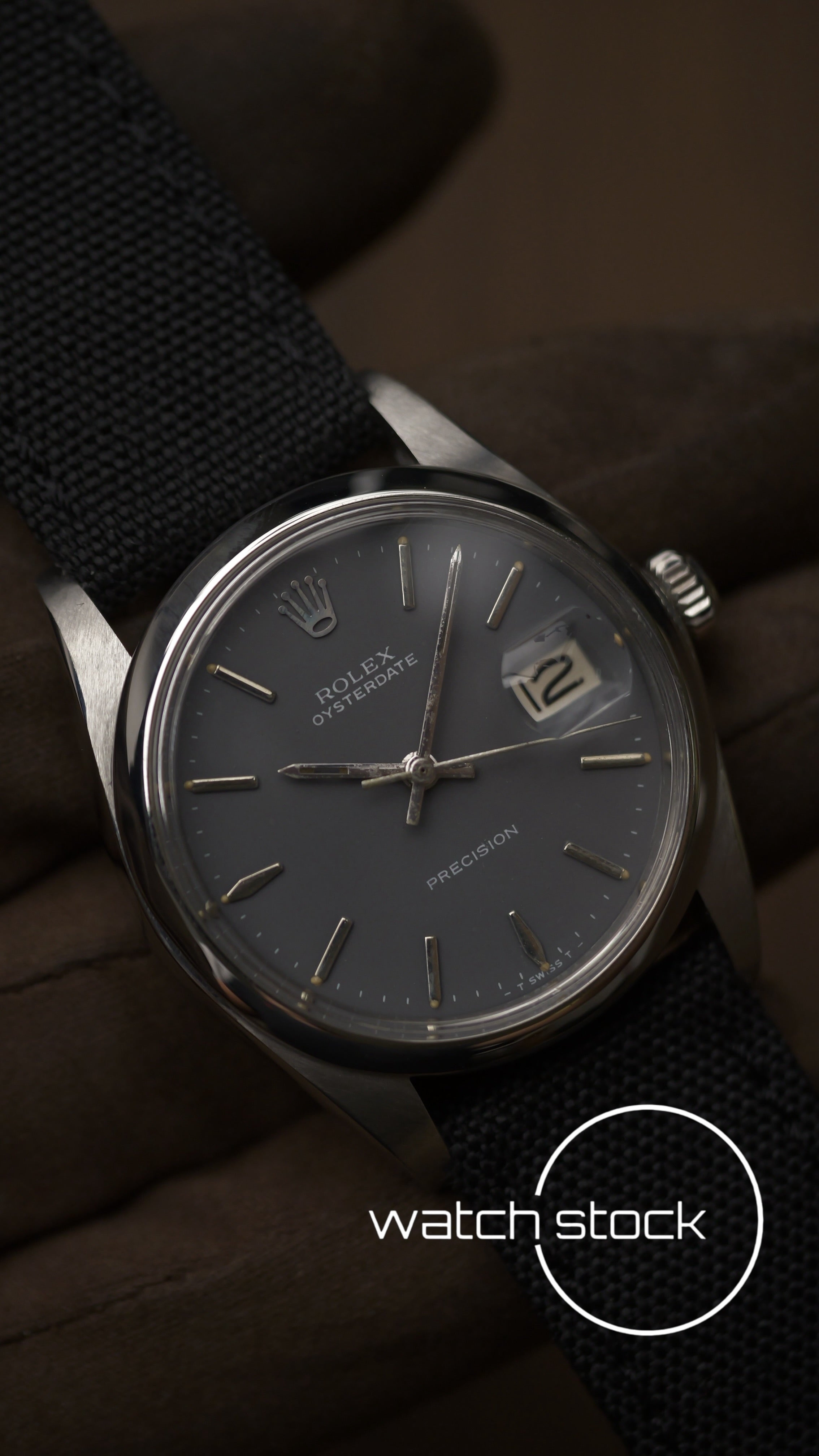 Rolex precision 34mm ref.6694 Grey Dial