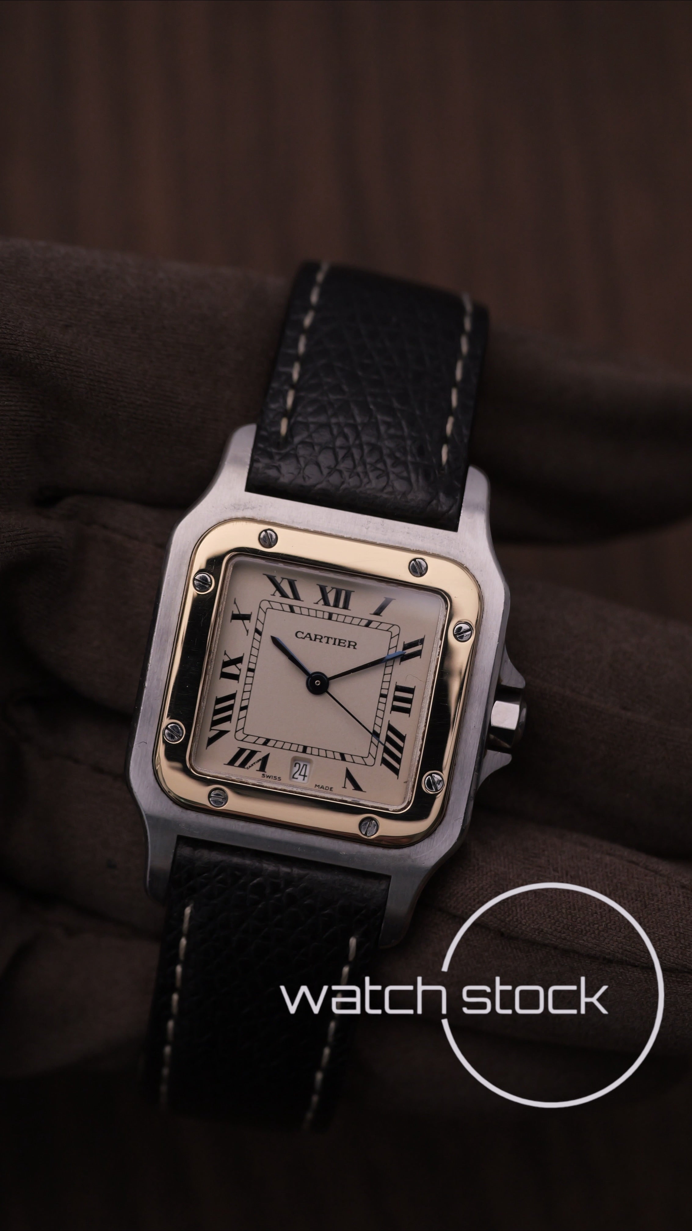 Cartier santos galbee 29x41mm Ref. 187901
