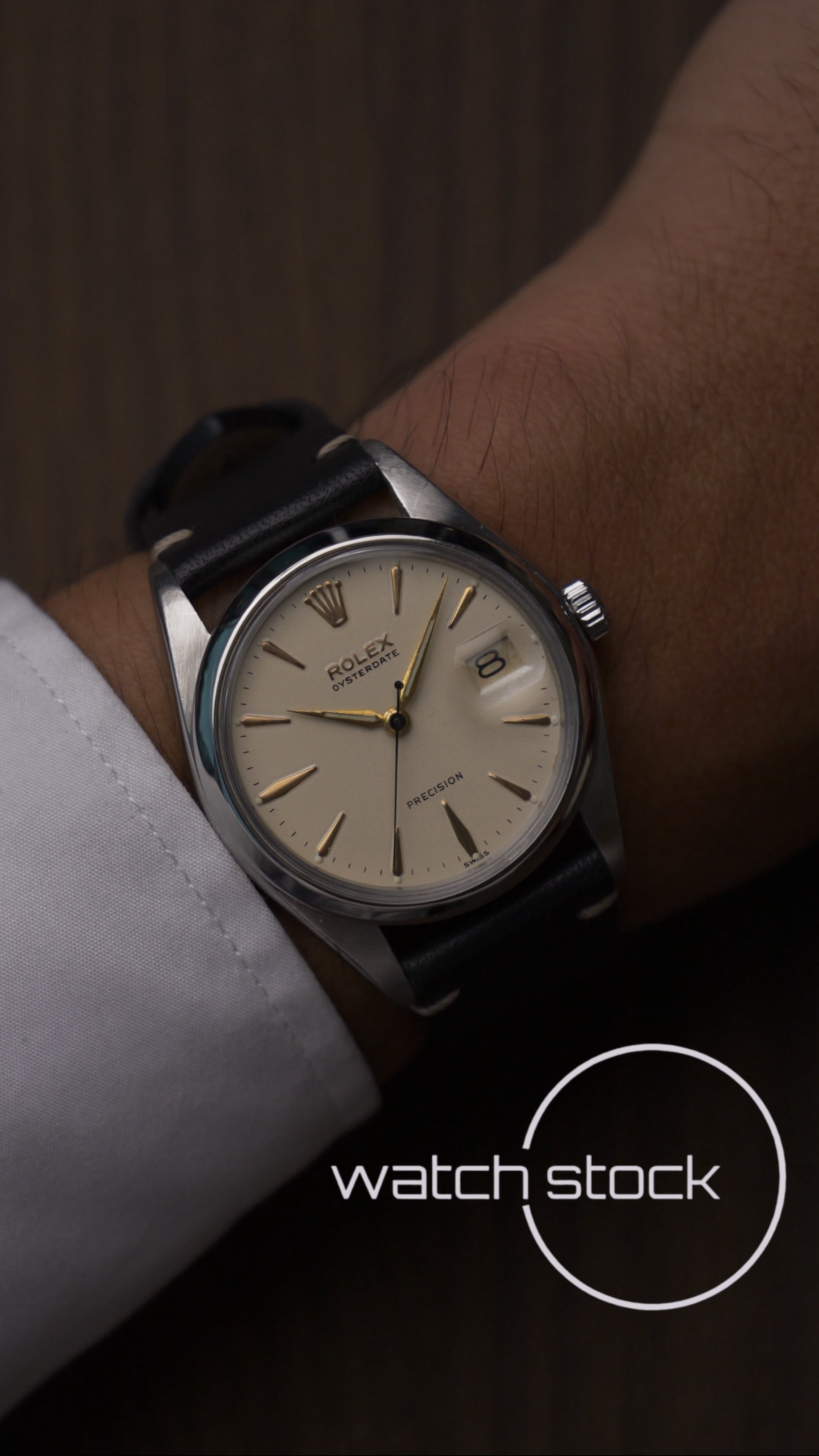 Rolex precision 1978 34mm ref.6694 Grey Dial