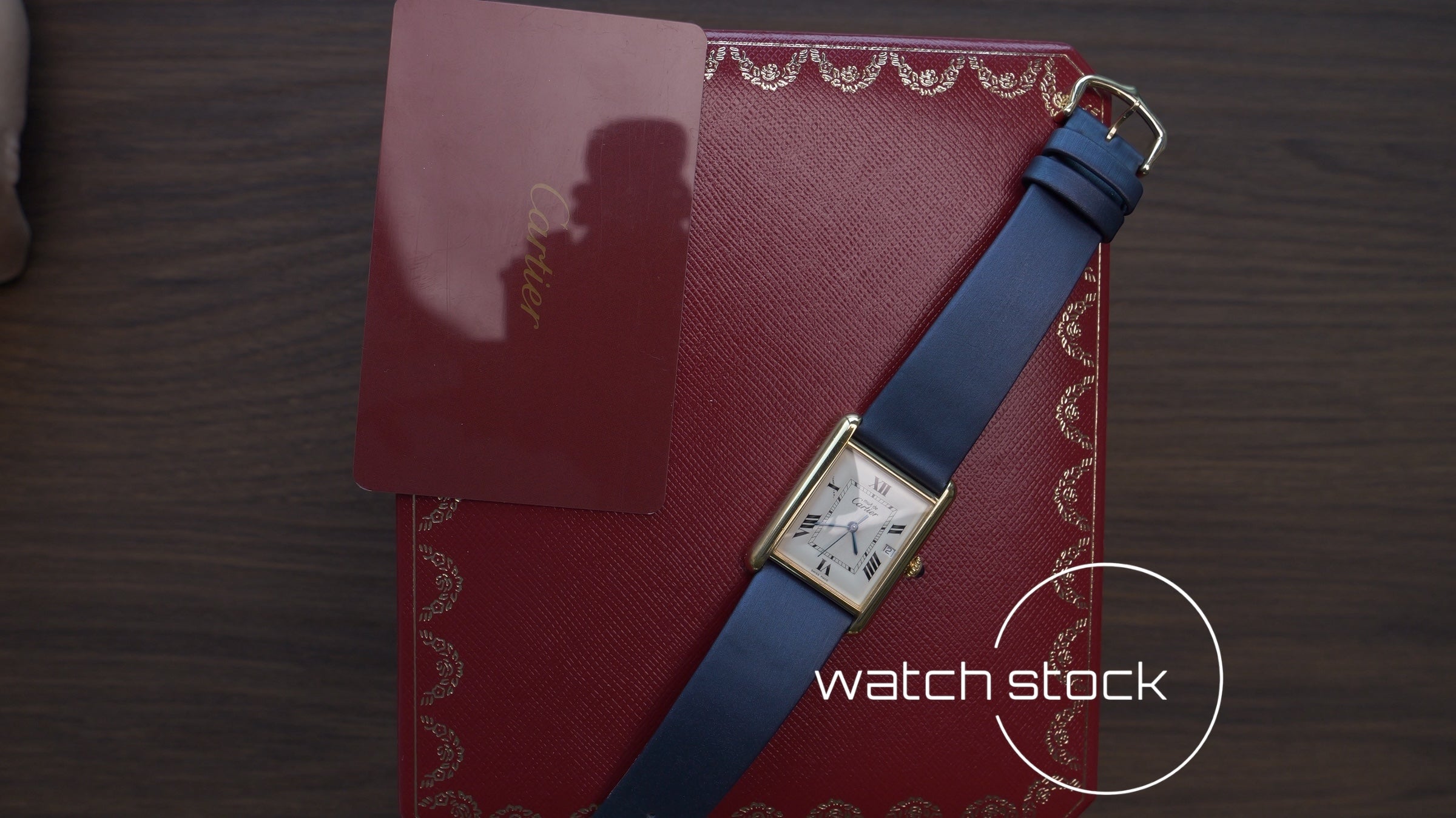 Cartier tank ref.2413 vermeil 24x34mm grande