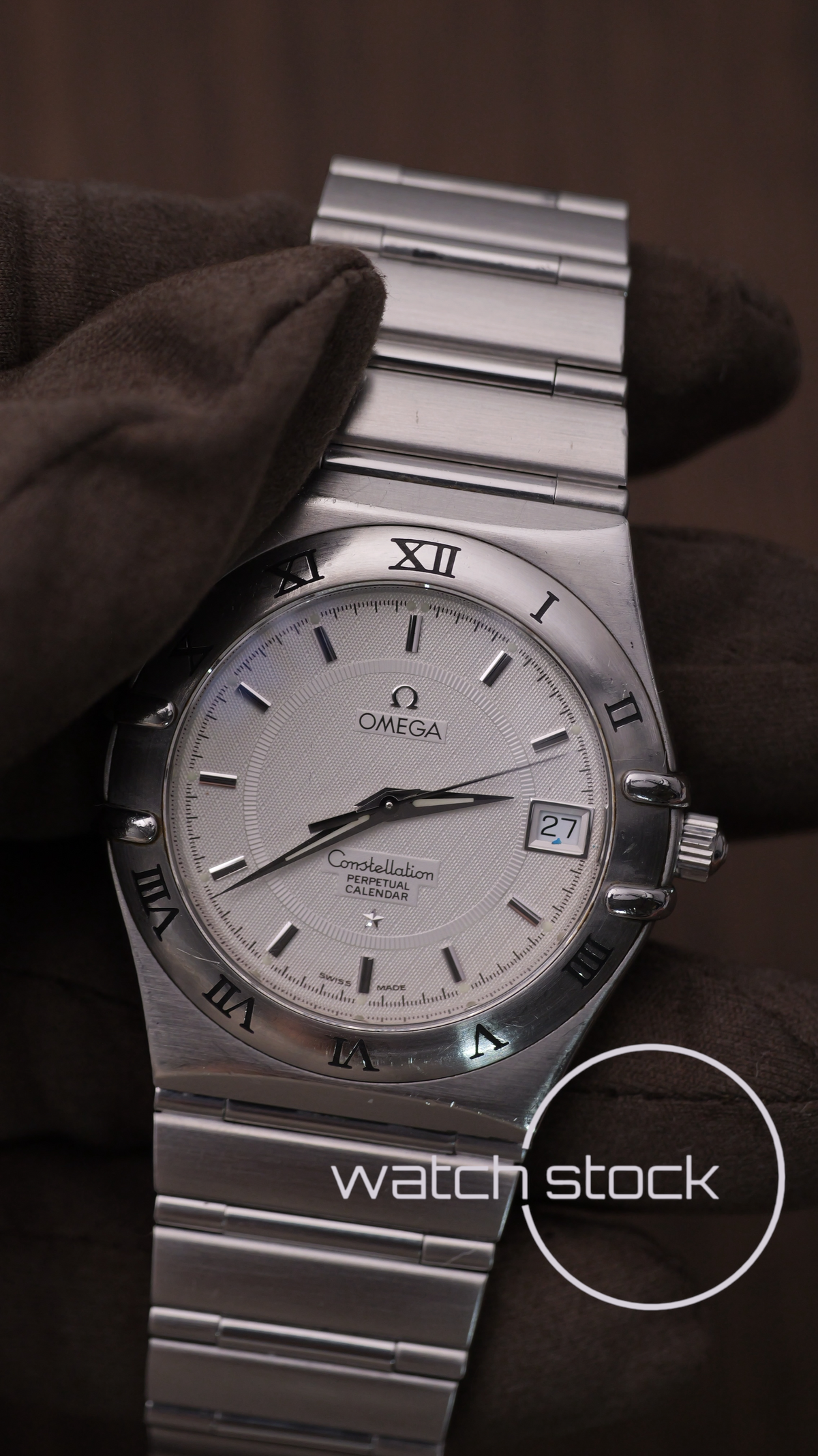 Omega constellation calendario perpetuo 34mm