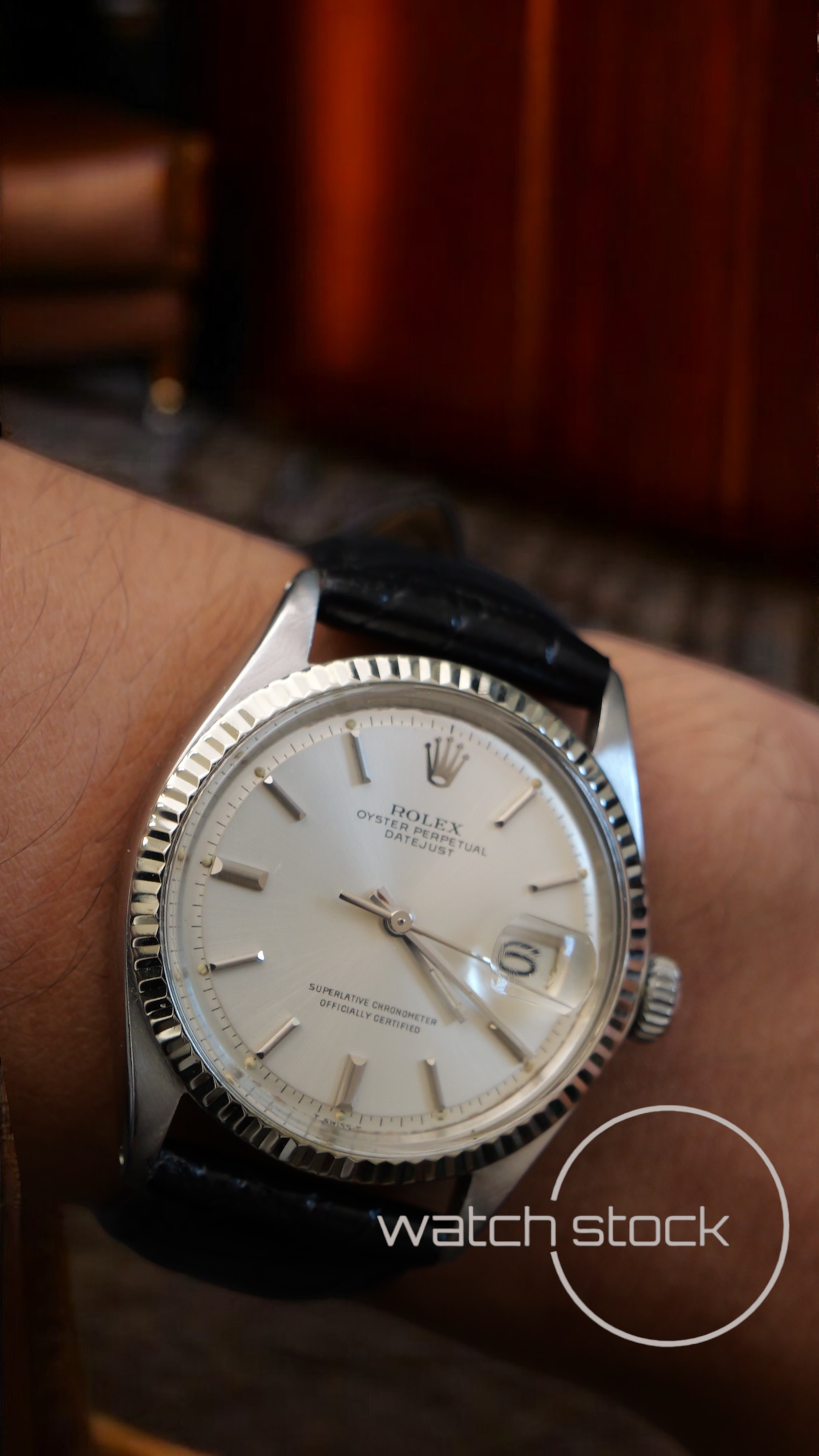 Rolex datejust 36mm 1601 con pochete