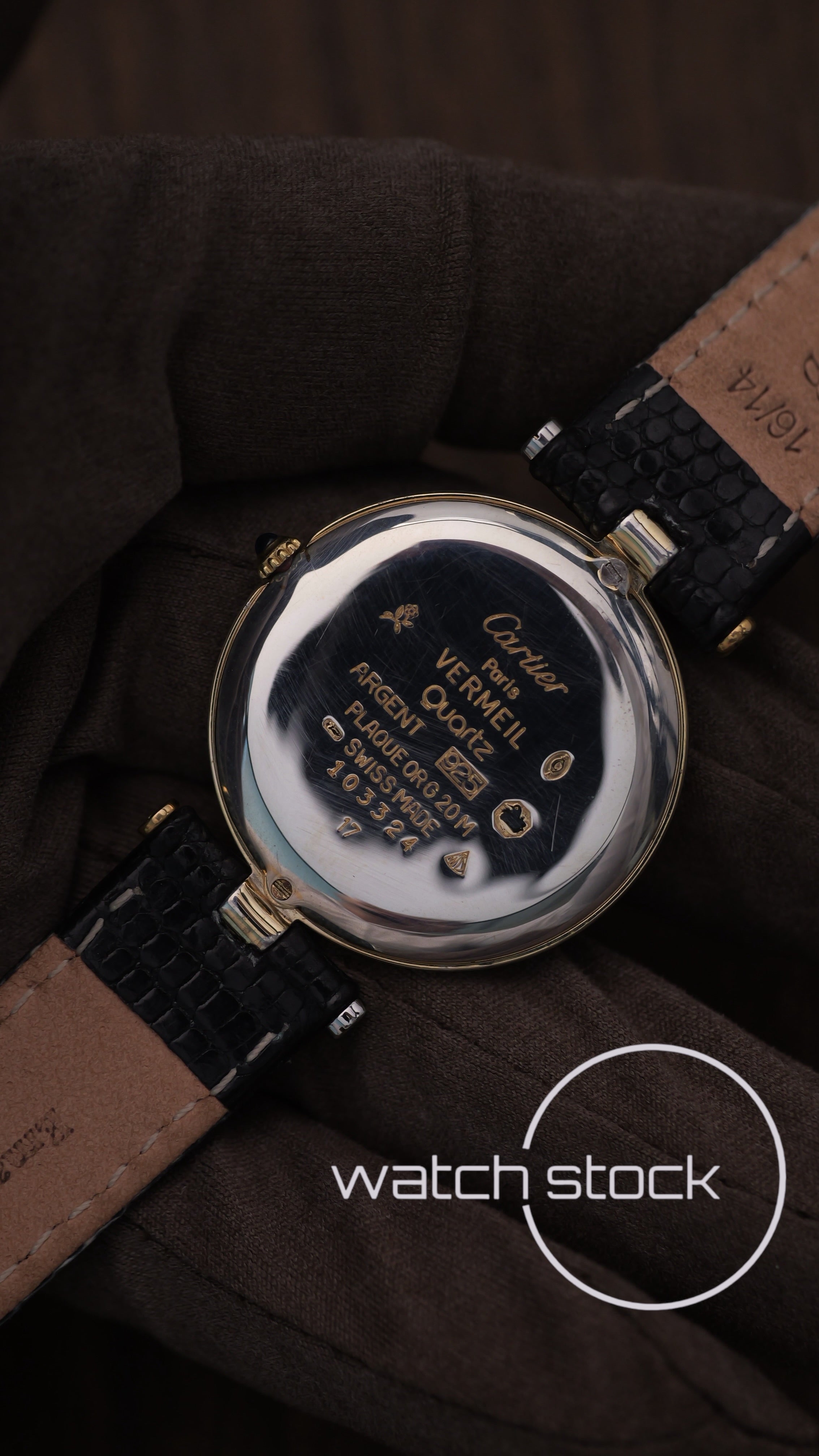 Cartier Vendome 30mm roman numbers dial anno 1990º