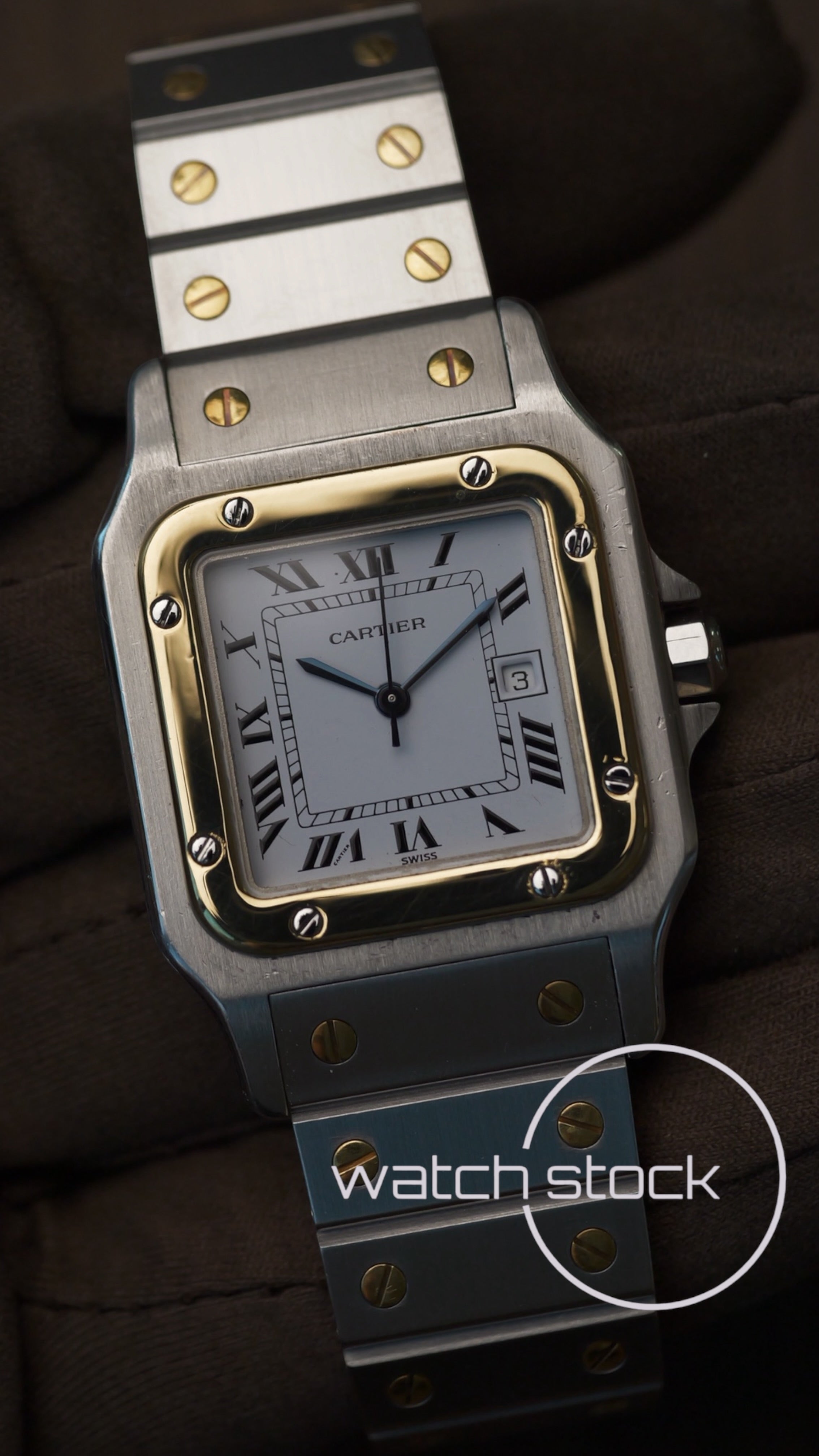 Cartier santos carré ref.2961 Automatic vintage 29x41mm