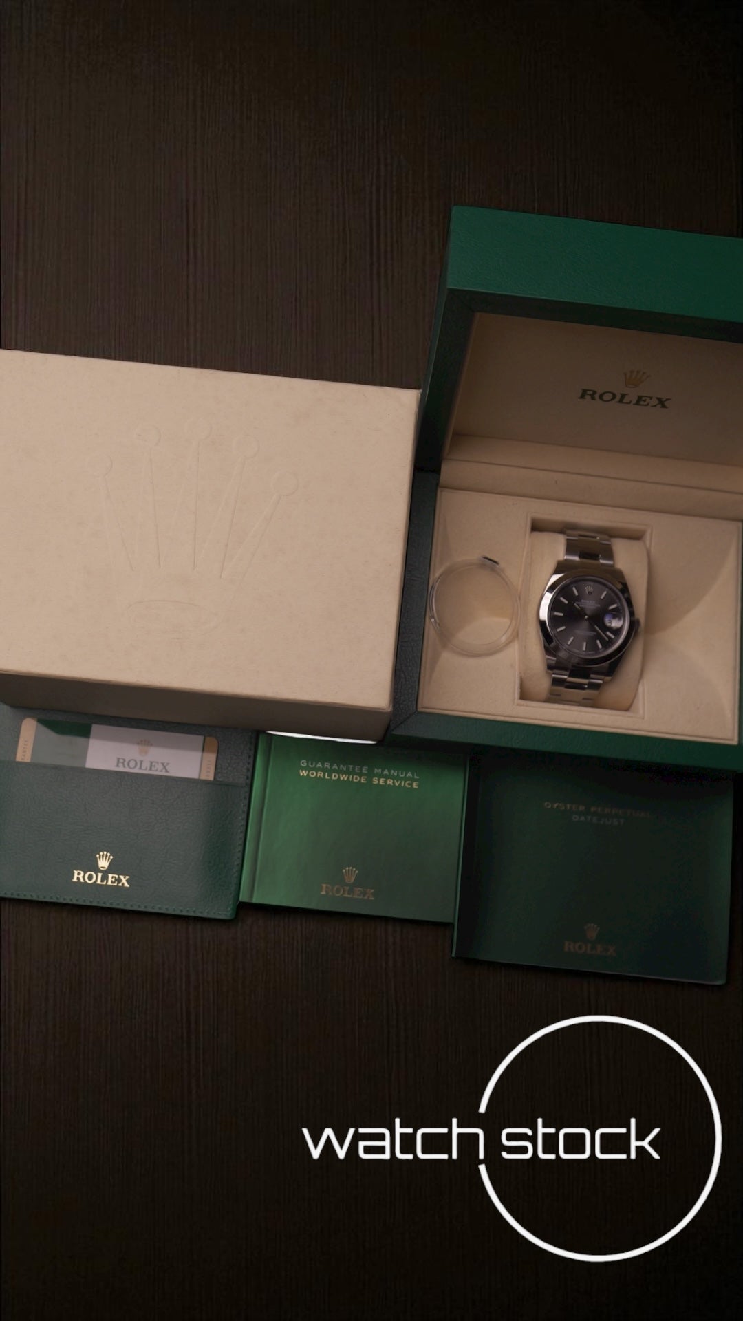 Rolex Datejust Dark Rhodium 41mm ref 126300 full set anno 2018