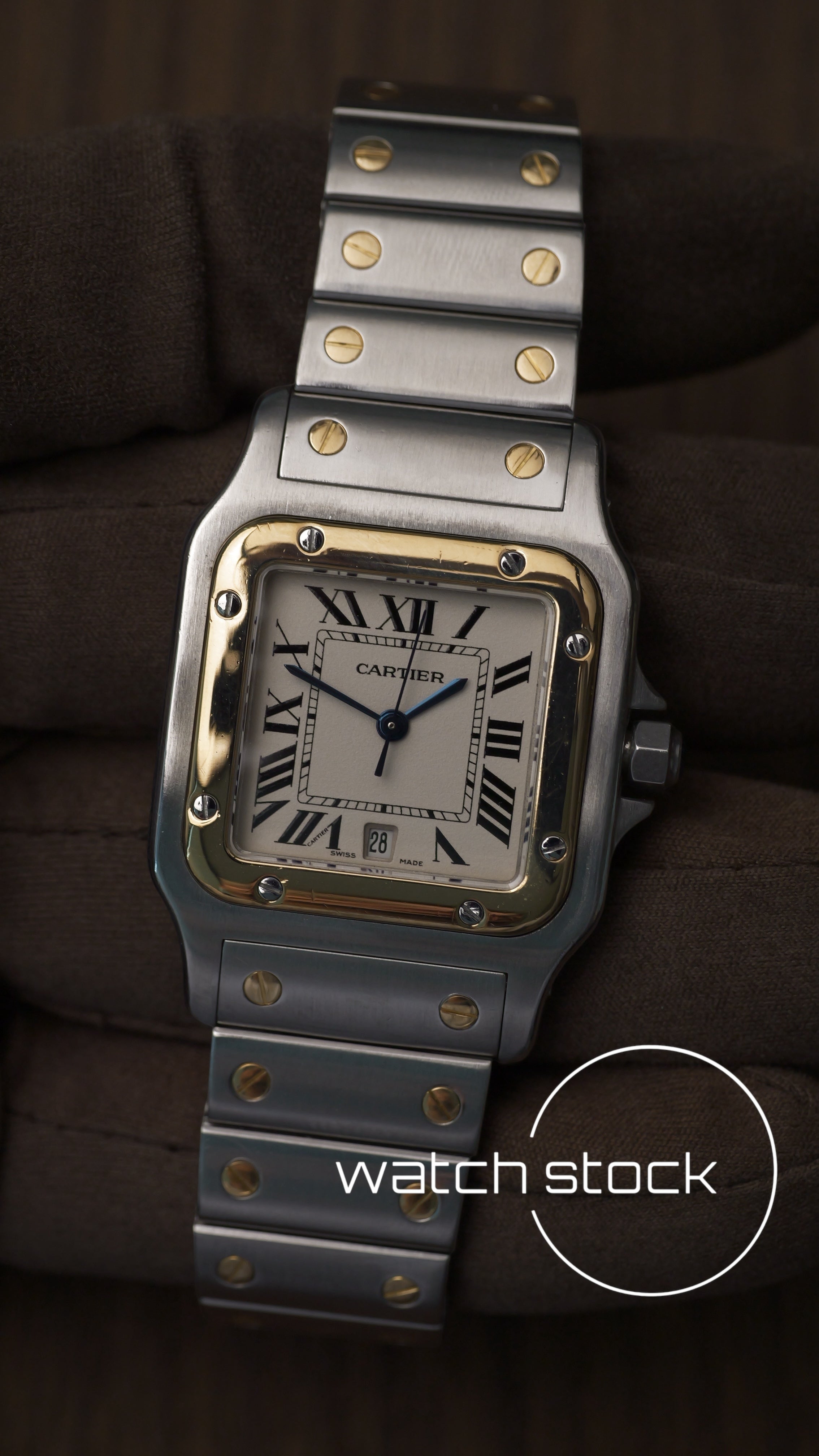 Cartier santos galbee 29x41mm ref.187901 Men size