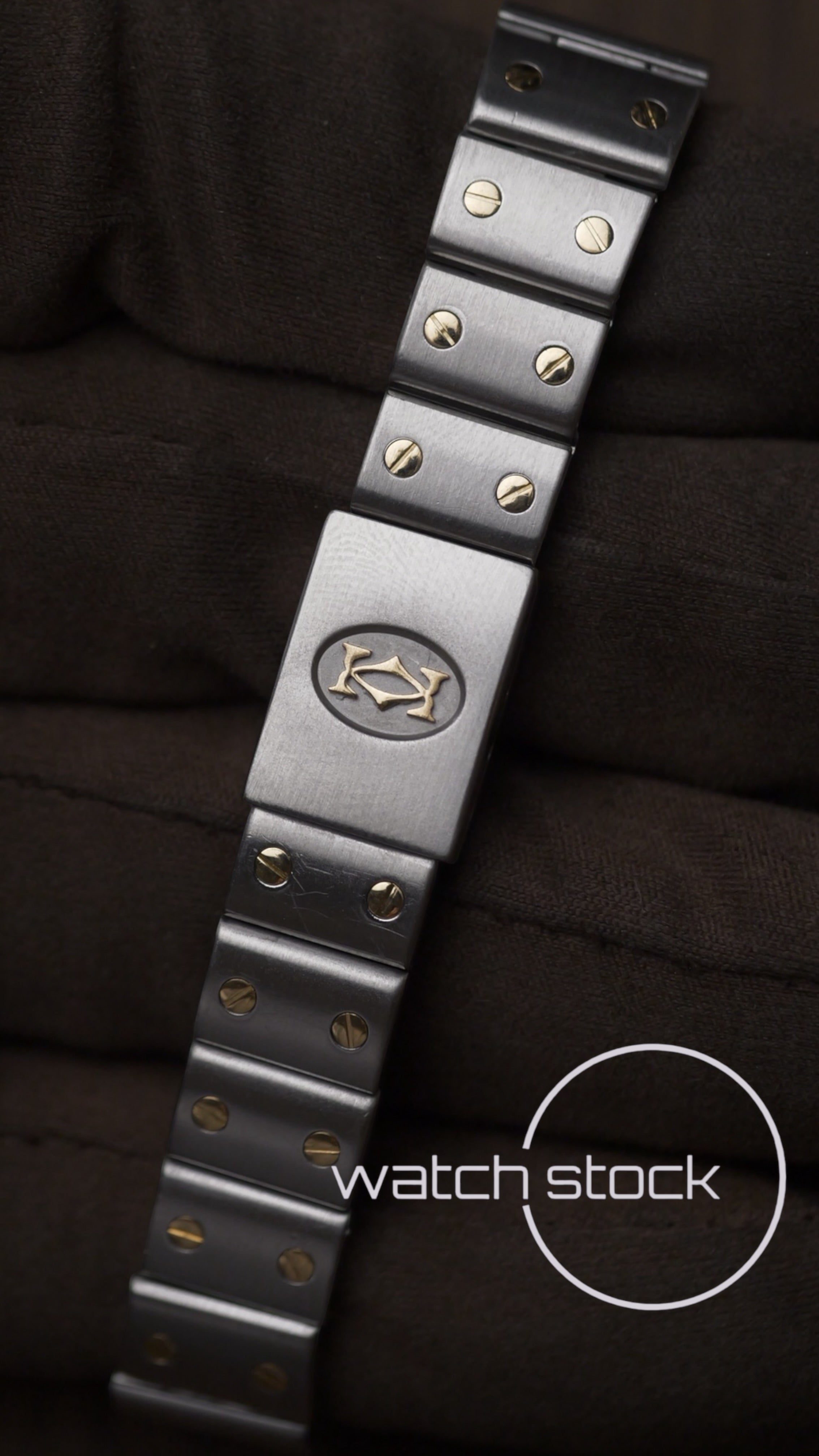 Cartier santos galbee lady quartz 24x35mm ref.166930